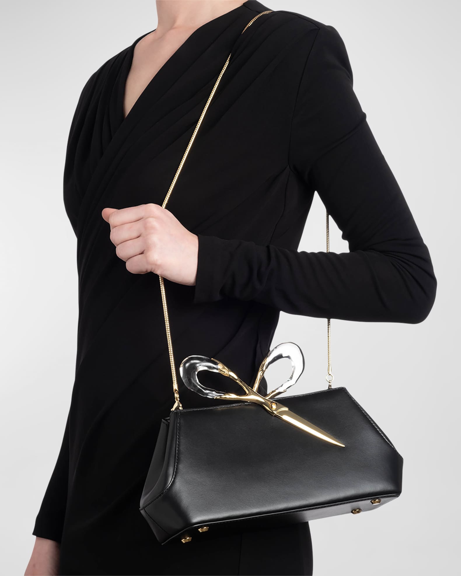 The Scissor Leather Clutch Bag 1