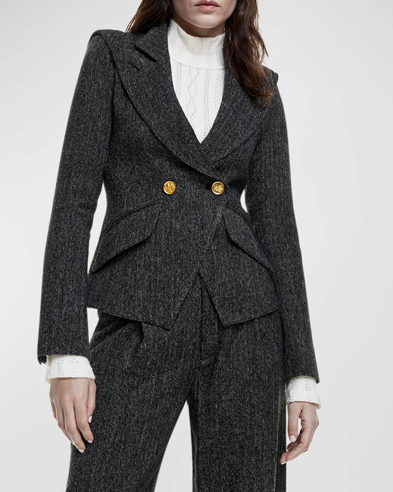 Crossover Tweed Blazer