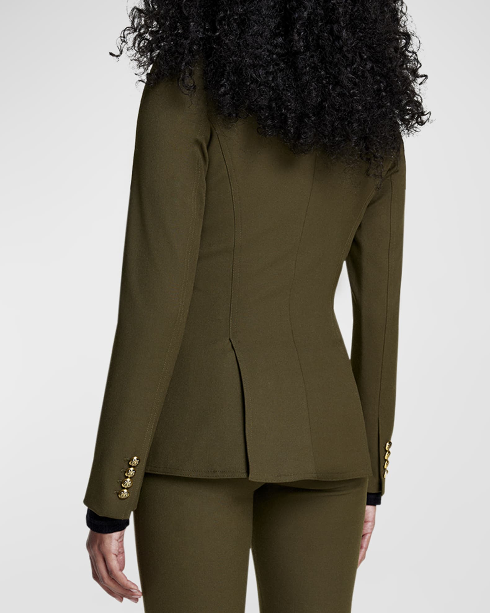 Smythe Military Peaked Lapel Blazer Neiman Marcus