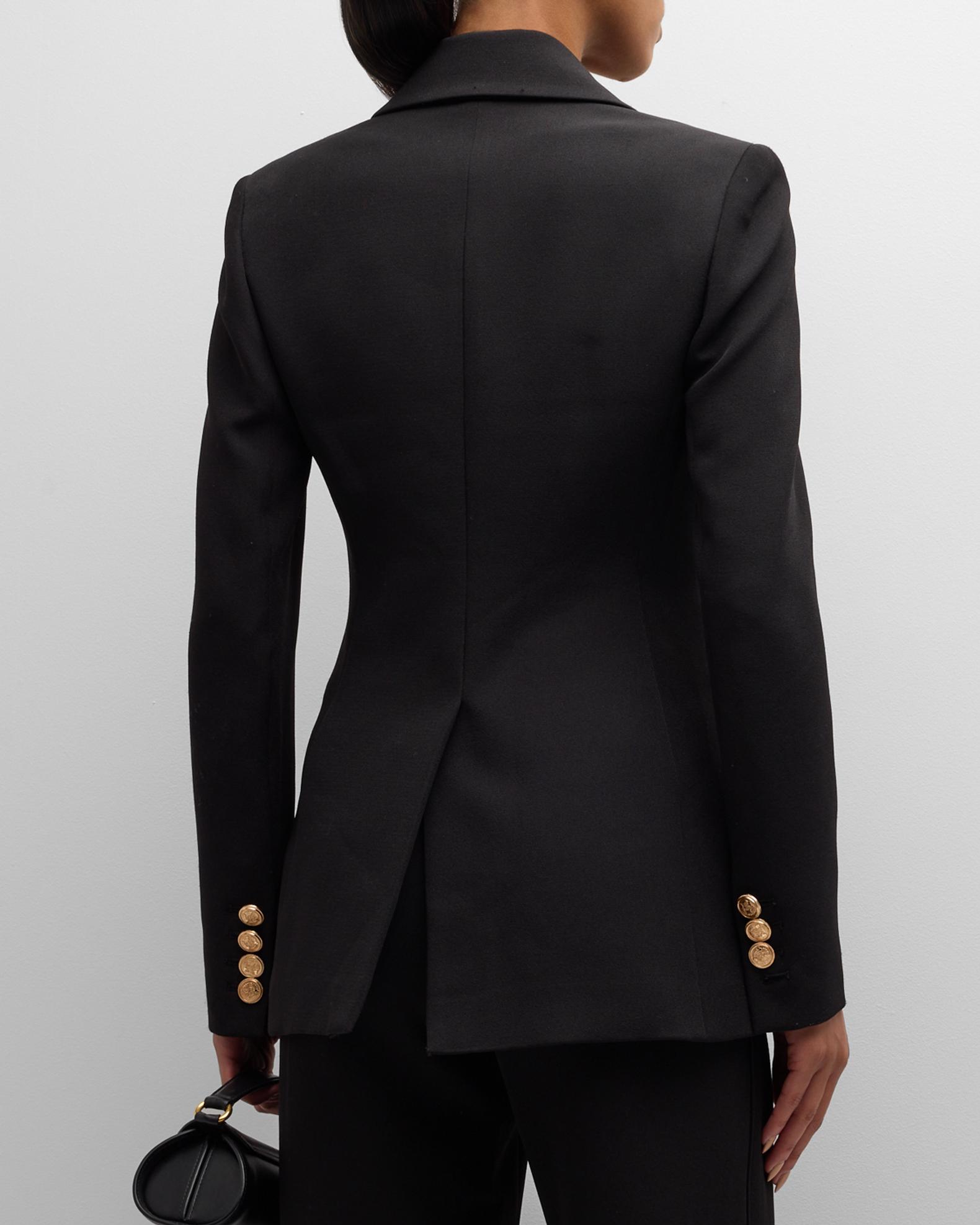 Toccin Genevieve PeakLapel SingleButton Blazer Neiman Marcus