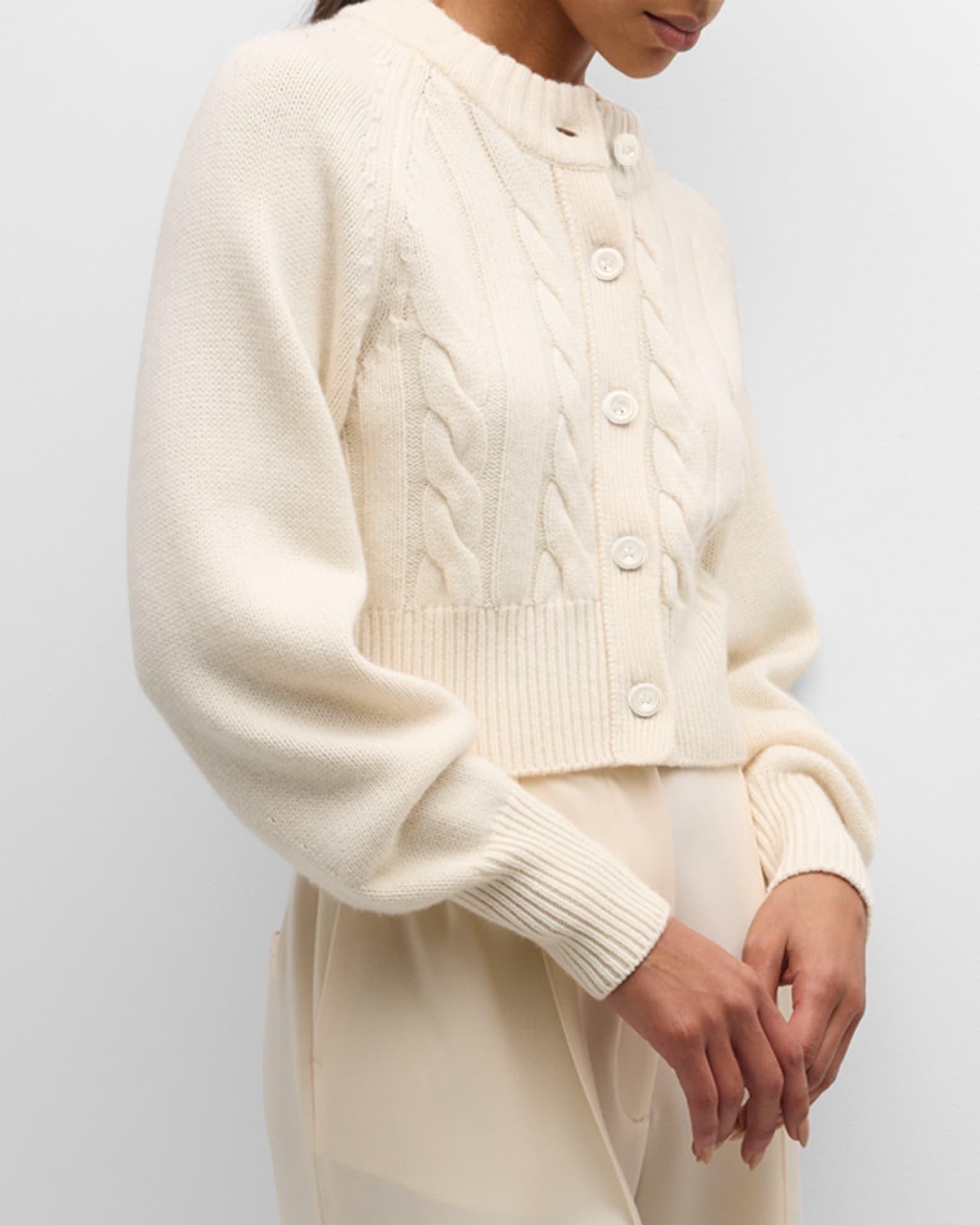 Jersey Primark Rita Ora Cropped De Punto Cable Mujer, Negro