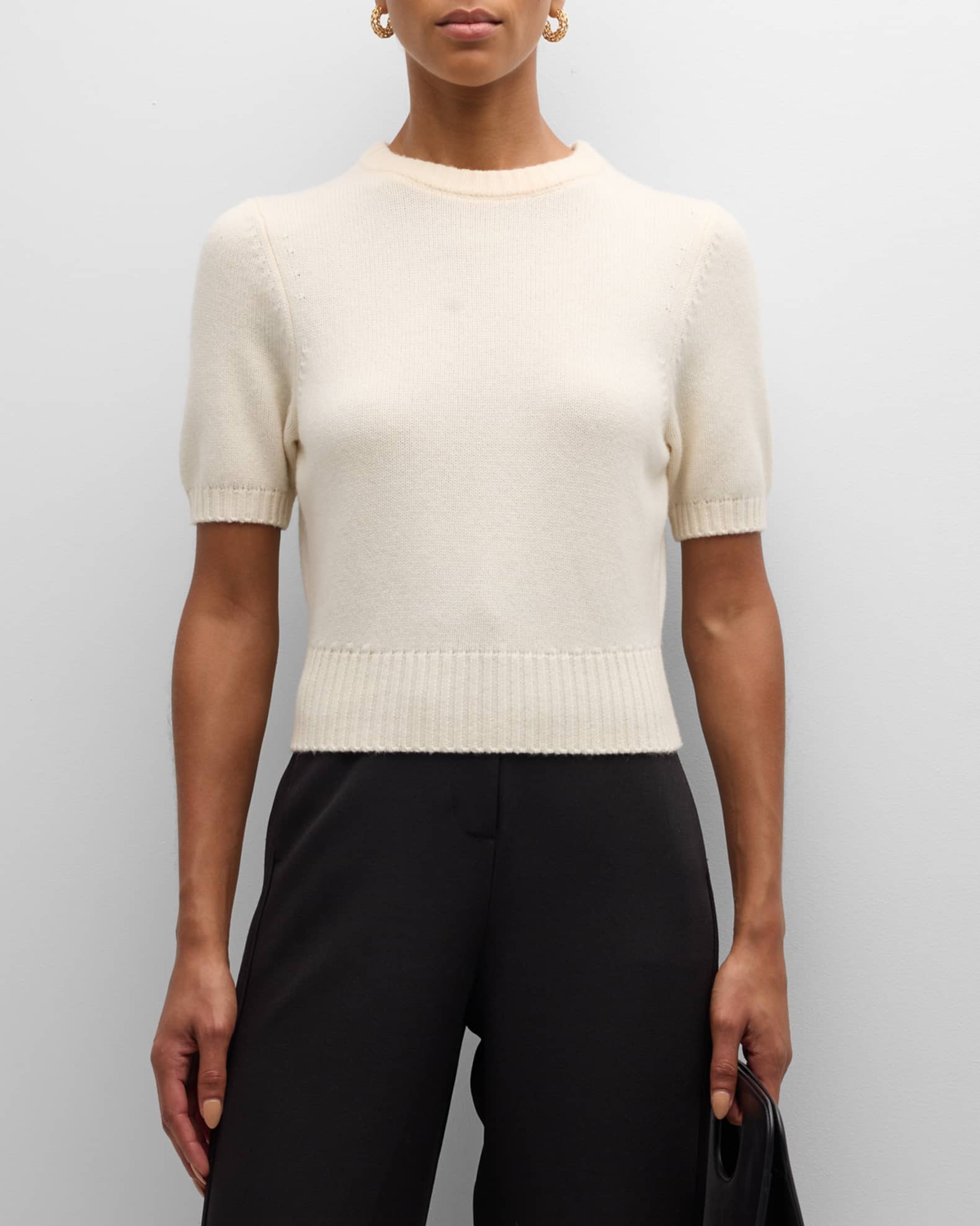 Toccin Elsie Short-Sleeve Sweater | Neiman Marcus
