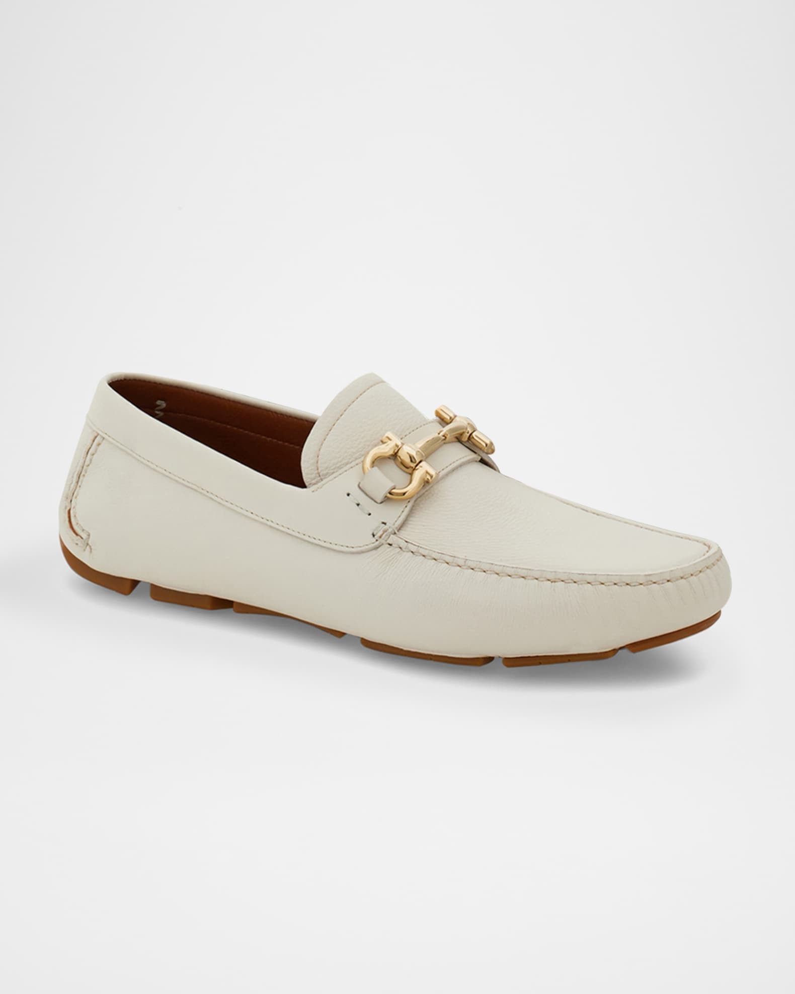 Men's Parigi Leather Gancini-Bit Driver Loafers 1