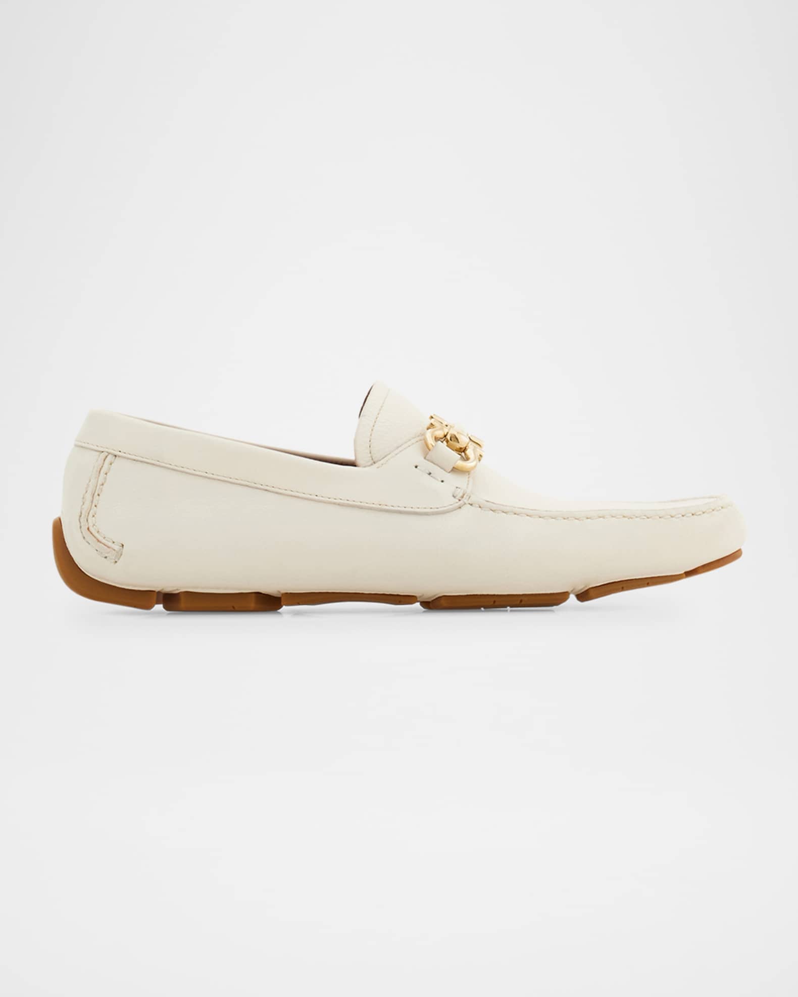 Men's Parigi Leather Gancini-Bit Driver Loafers 0