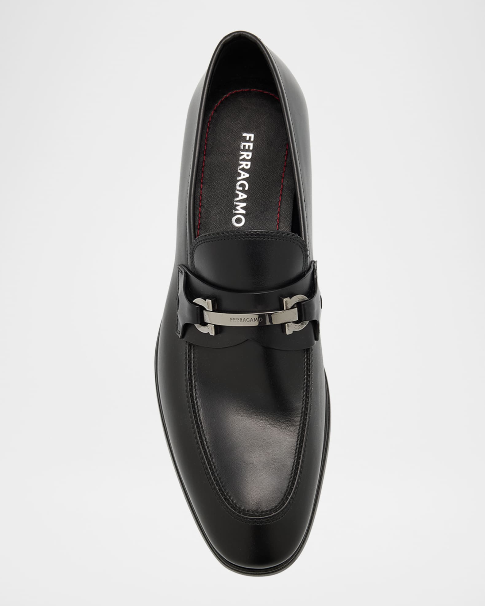 【関税込み】Ferragamo ブラック Gin Lux ローファー $850 SALVATORE FERRAGAMO - “GIN 4