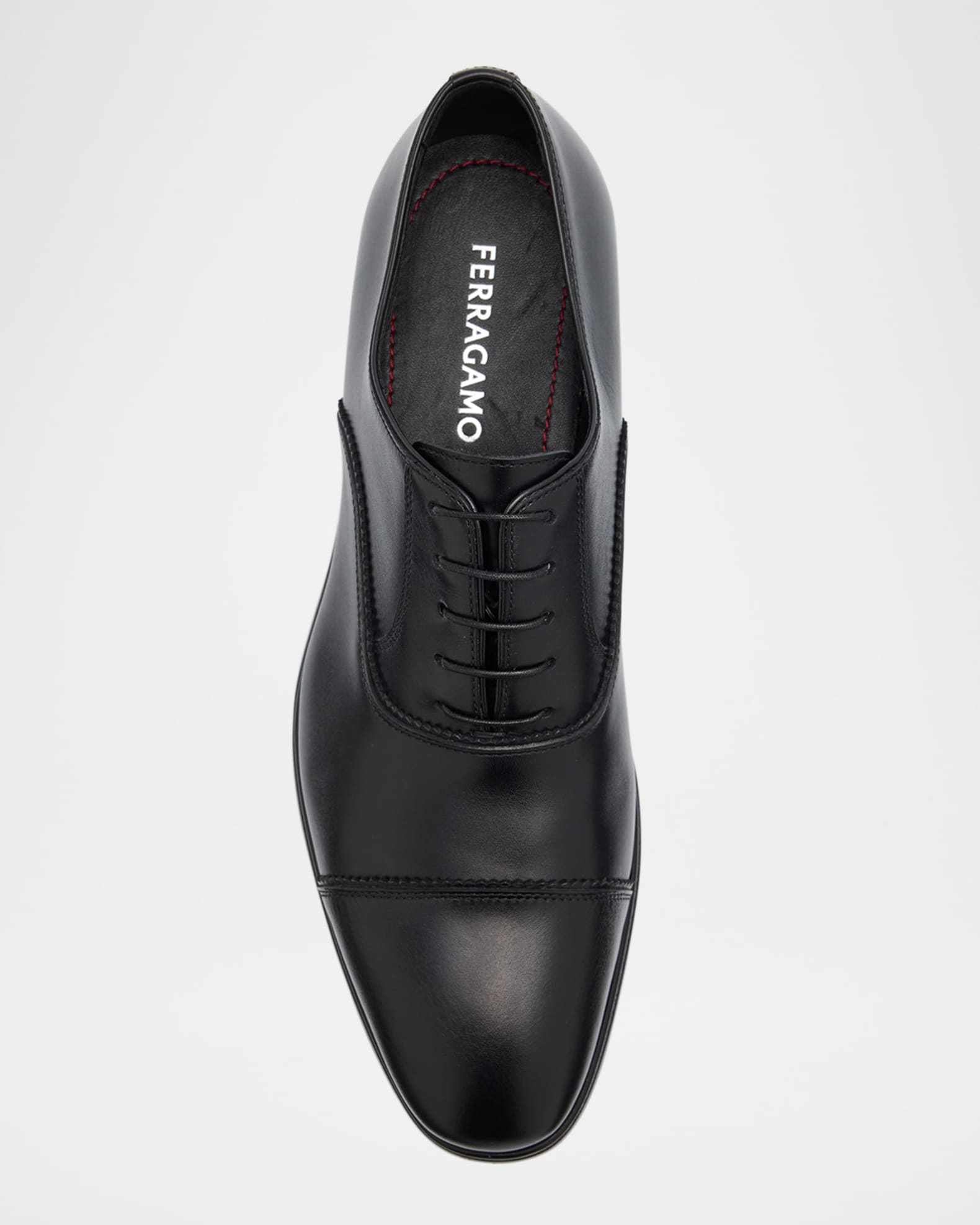 SALVATORE FERRAGAMO★素敵！BOSTON BLACK LEATHER OXFORDS Amazon.com | Salvatore Ferragamo Men's Boston Cap Toe Lace