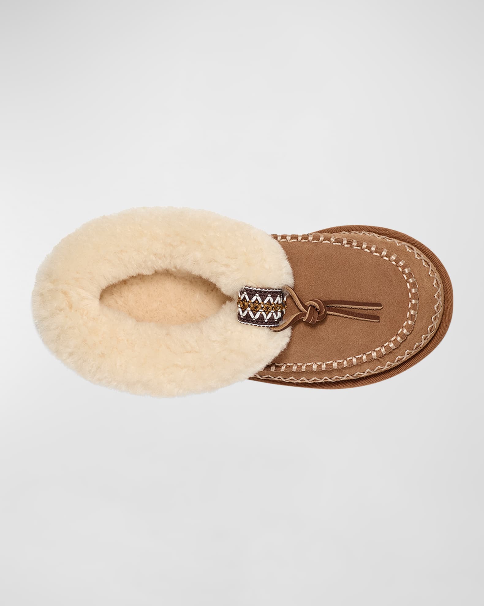 UGG Tasman Suede Shearling Cozy Slippers Neiman Marcus