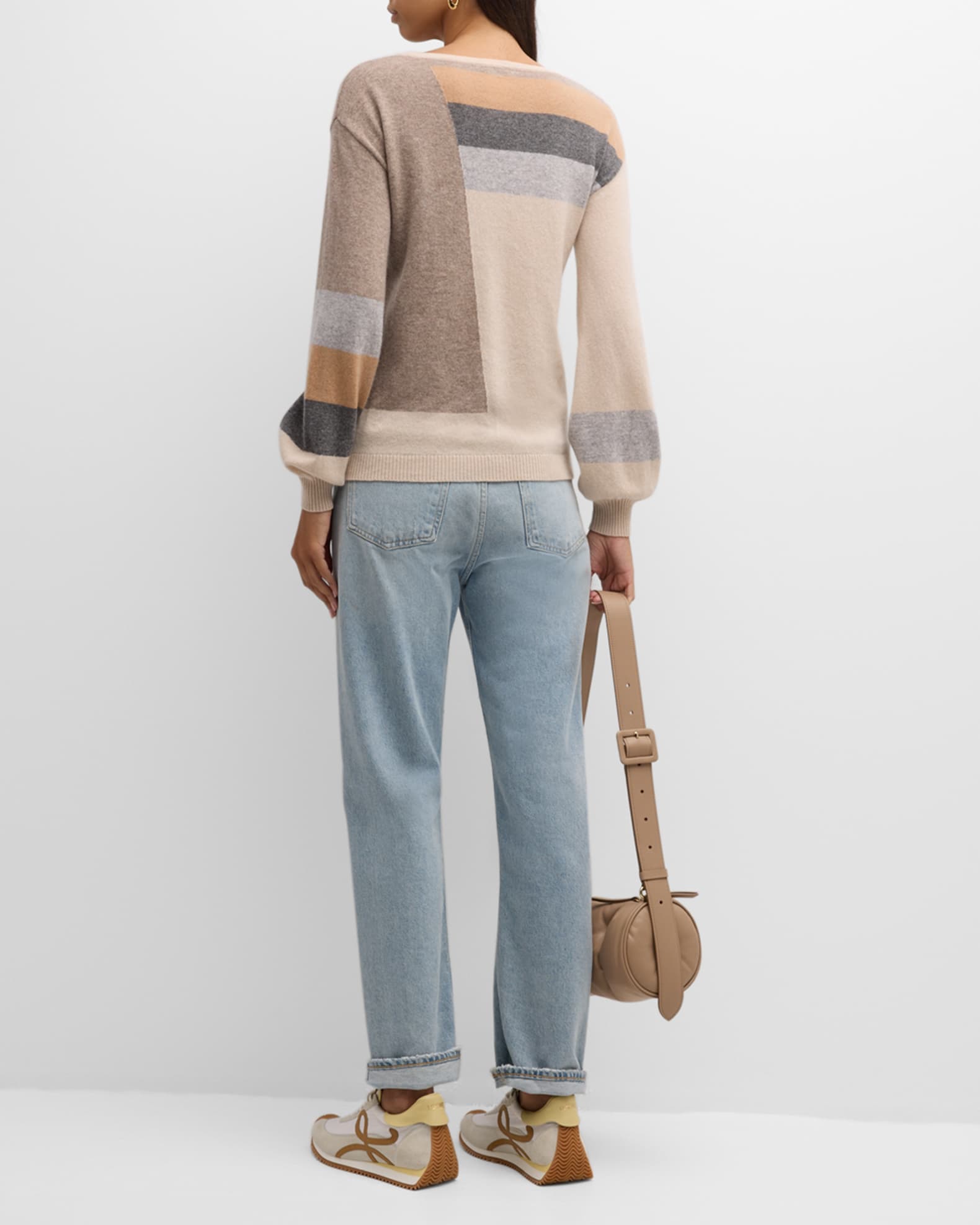 Cashmere Colorblock Pullover