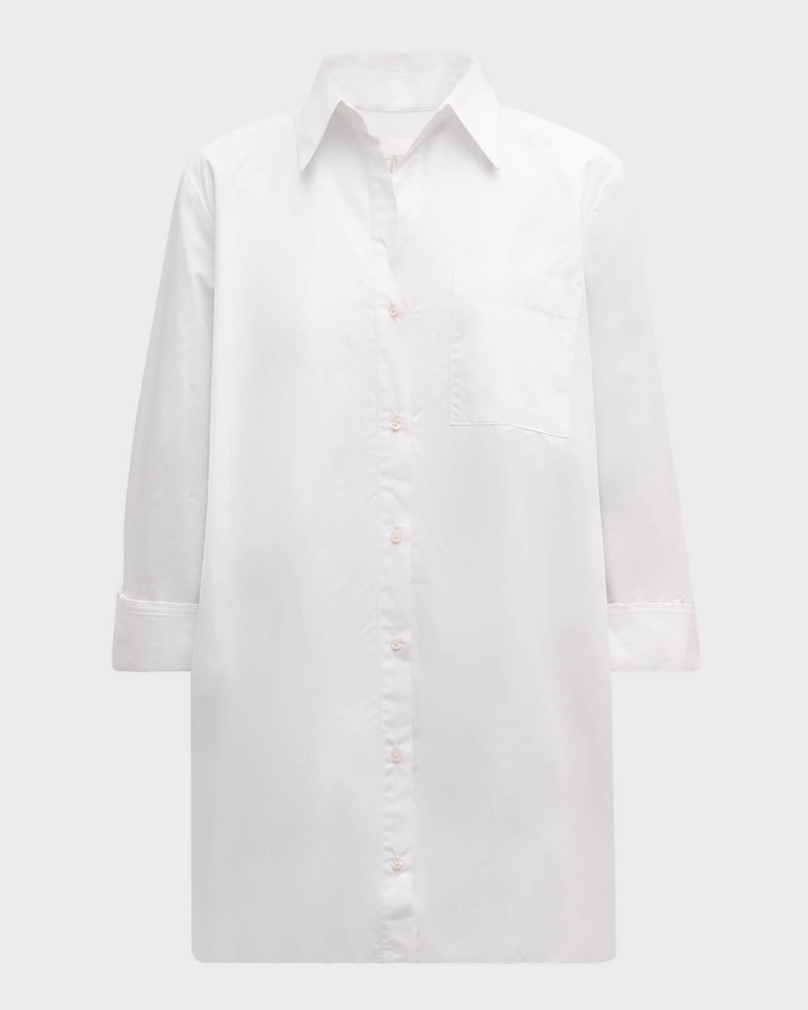 Lunch at Loulou Bubble-Hem Shirtdress 0