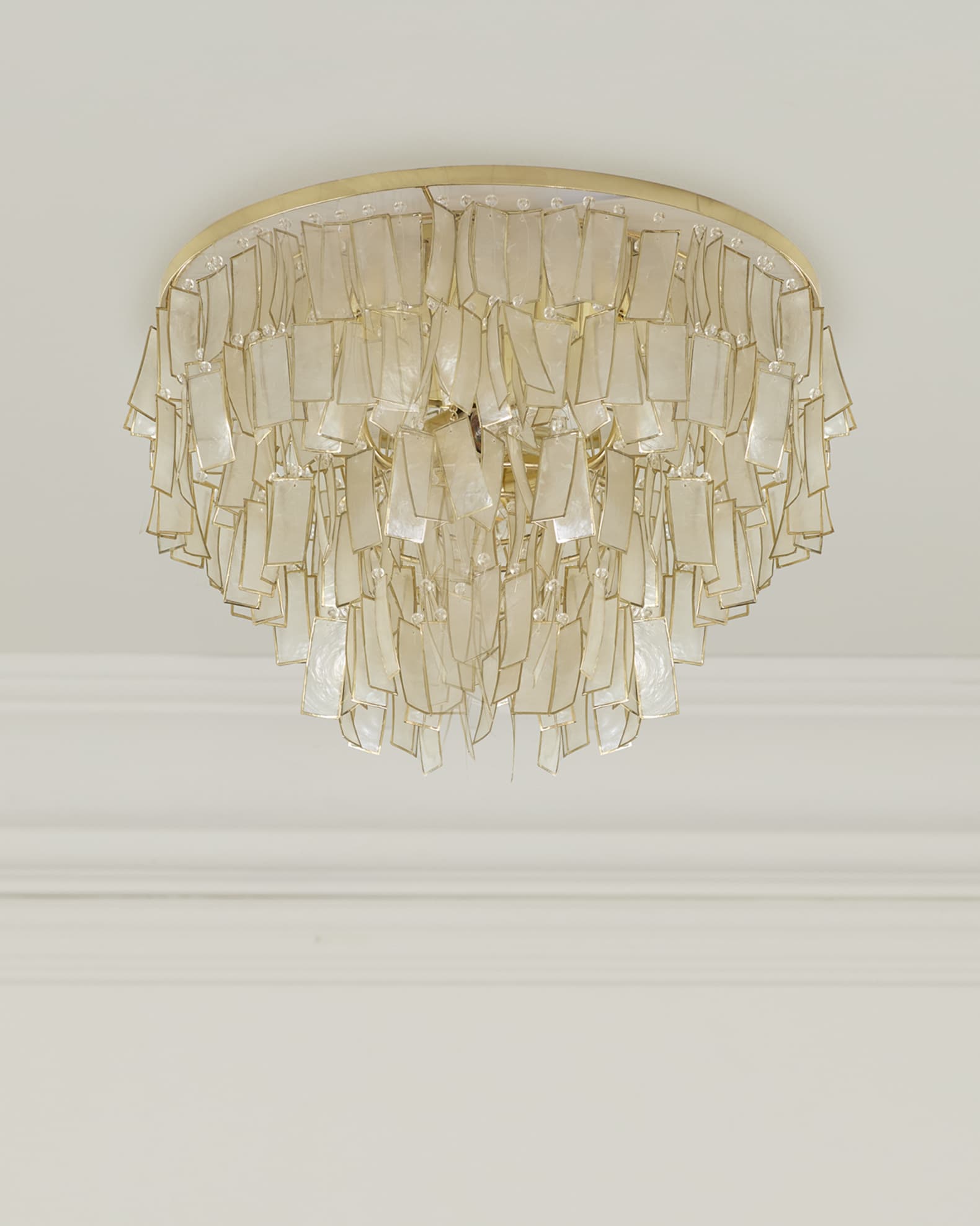 Capiz flush mount light fixture new arrivals