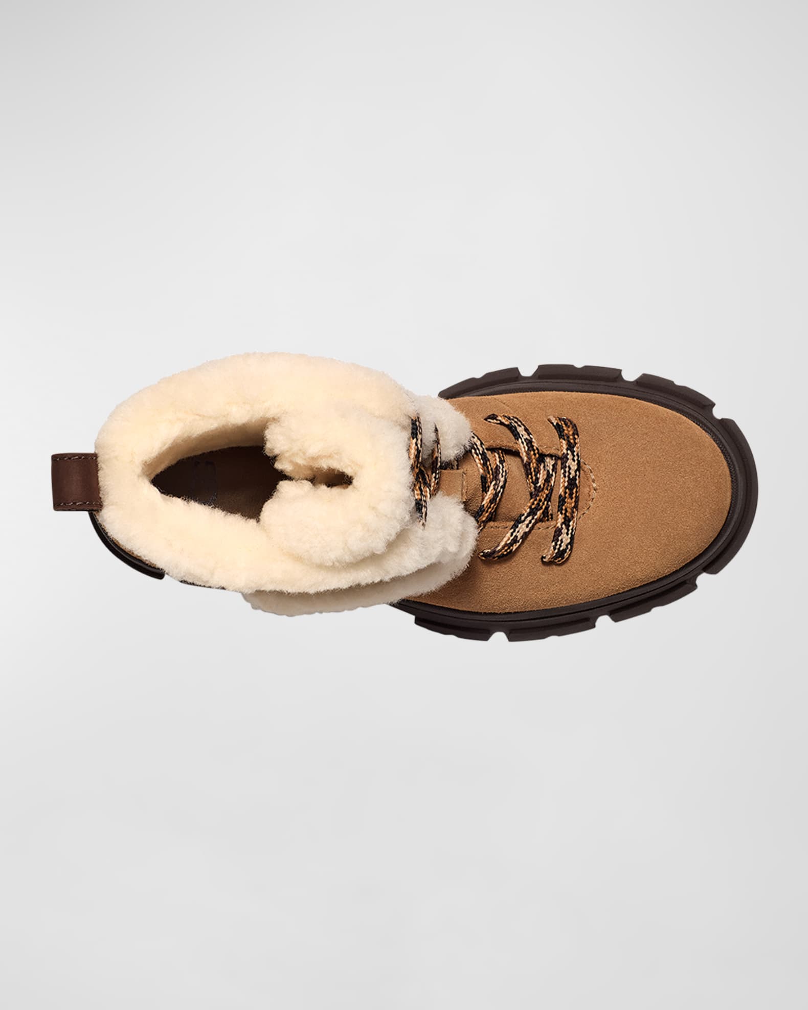 UGG Brooklyn Suede Shearling Hiker Boots Neiman Marcus
