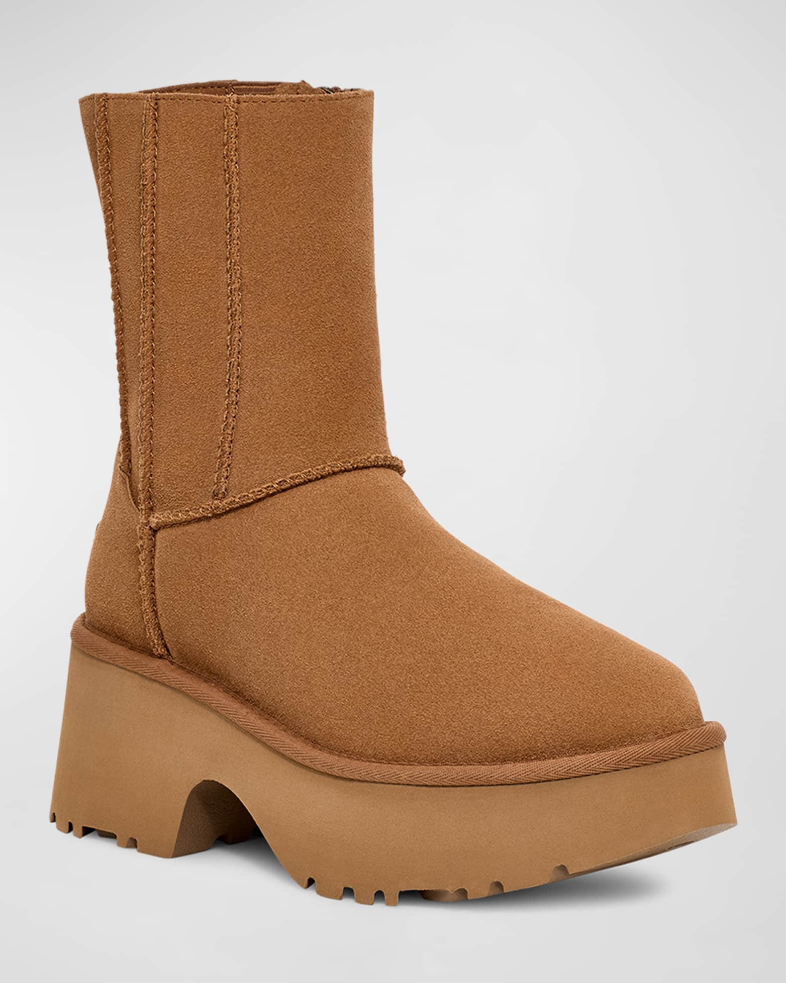 Ugg Classic Twin Seam New Heights Ankle Boots 7