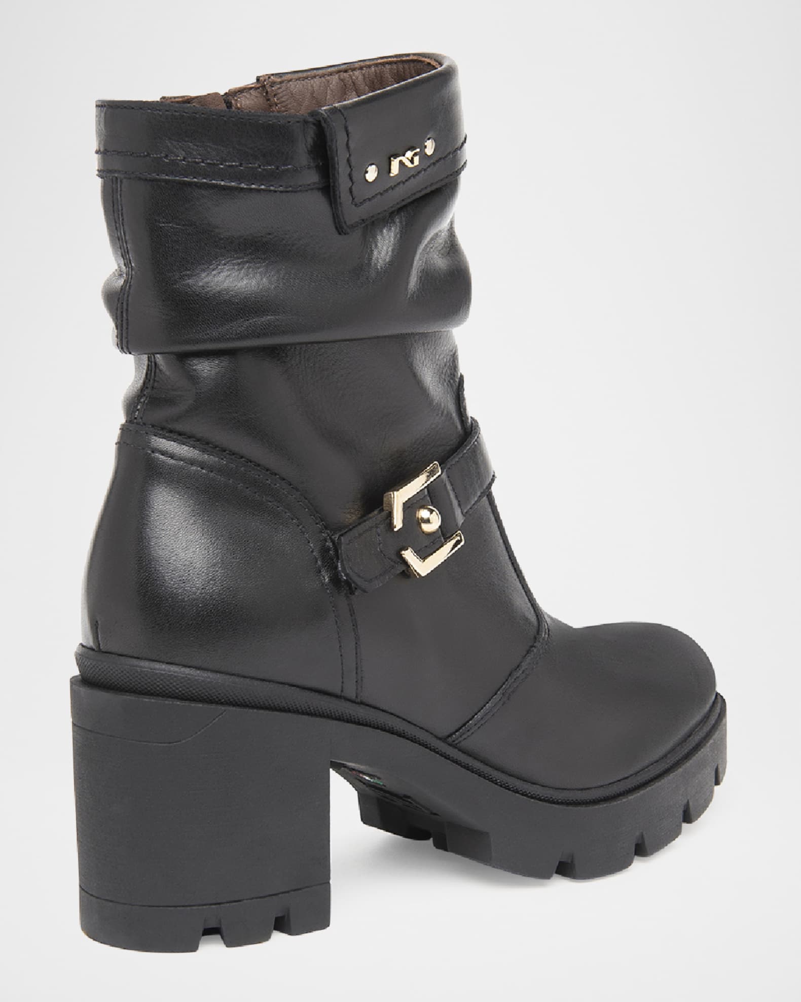 Slouchy moto boots discount