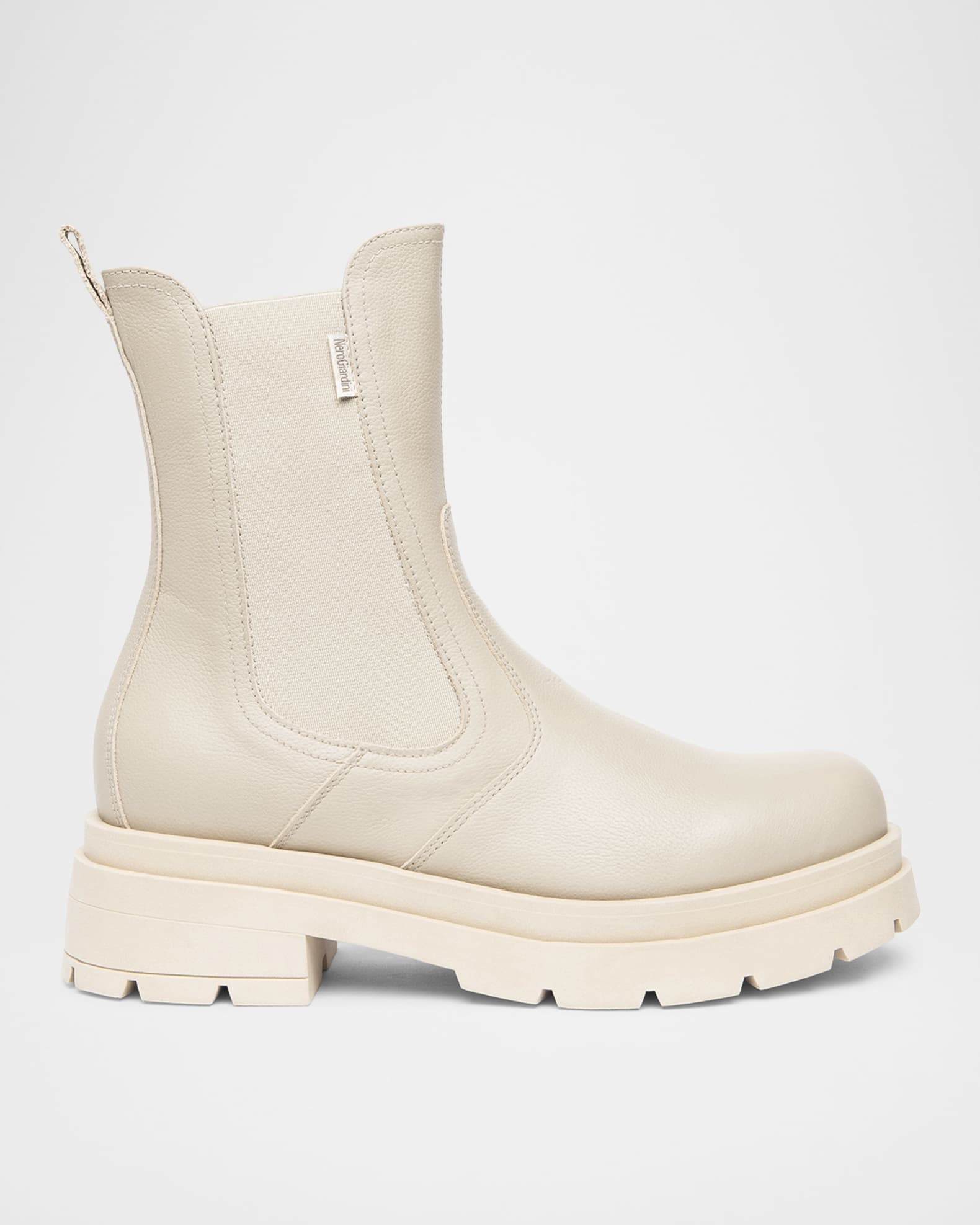 Leather Chelsea Ankle Booties 0