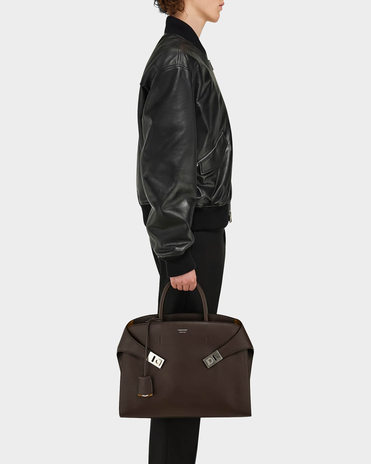 Men's Hug Leather Briefcase 1