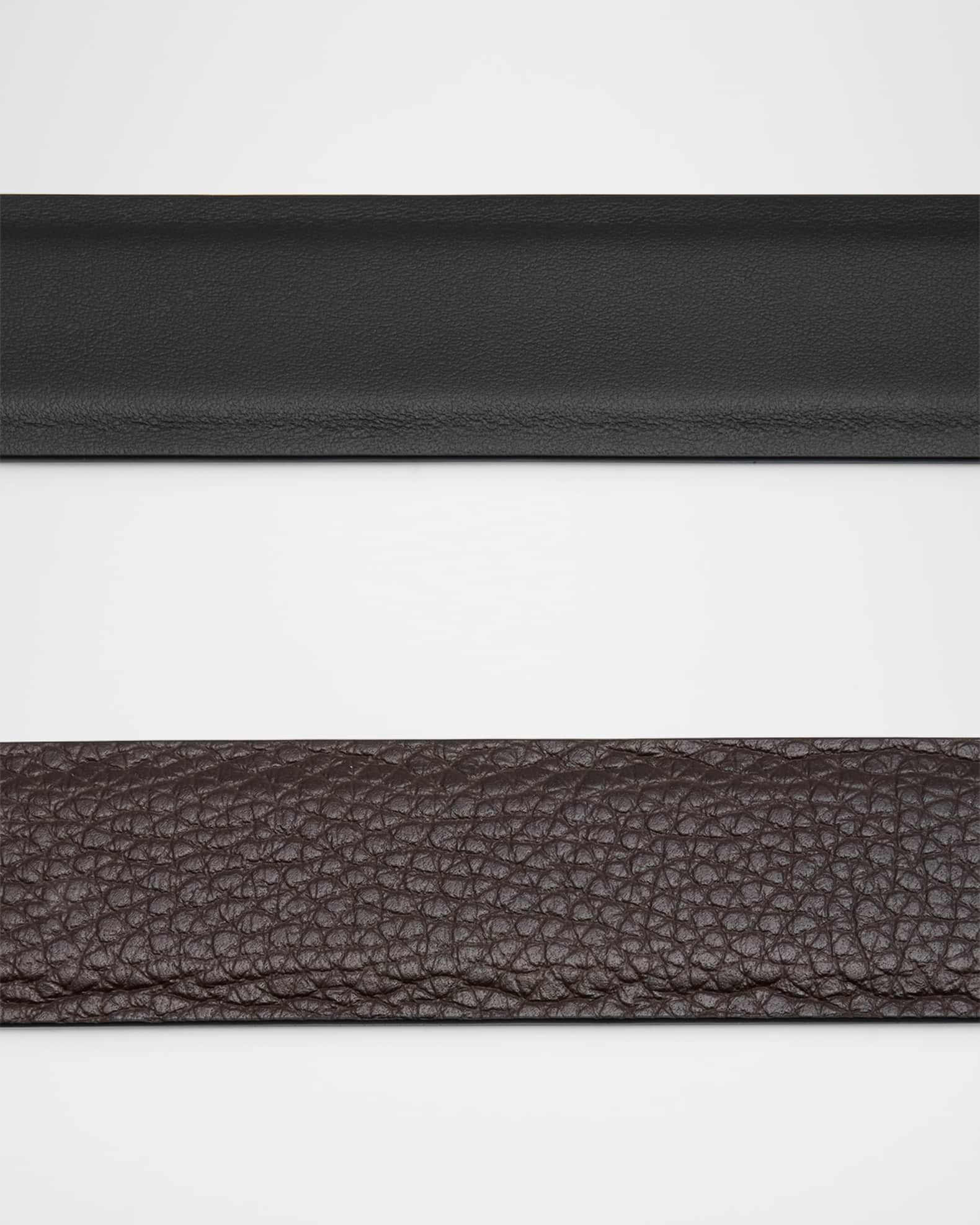 Ferragamo Men's Gancio-Loop Reversible Calfskin Belt