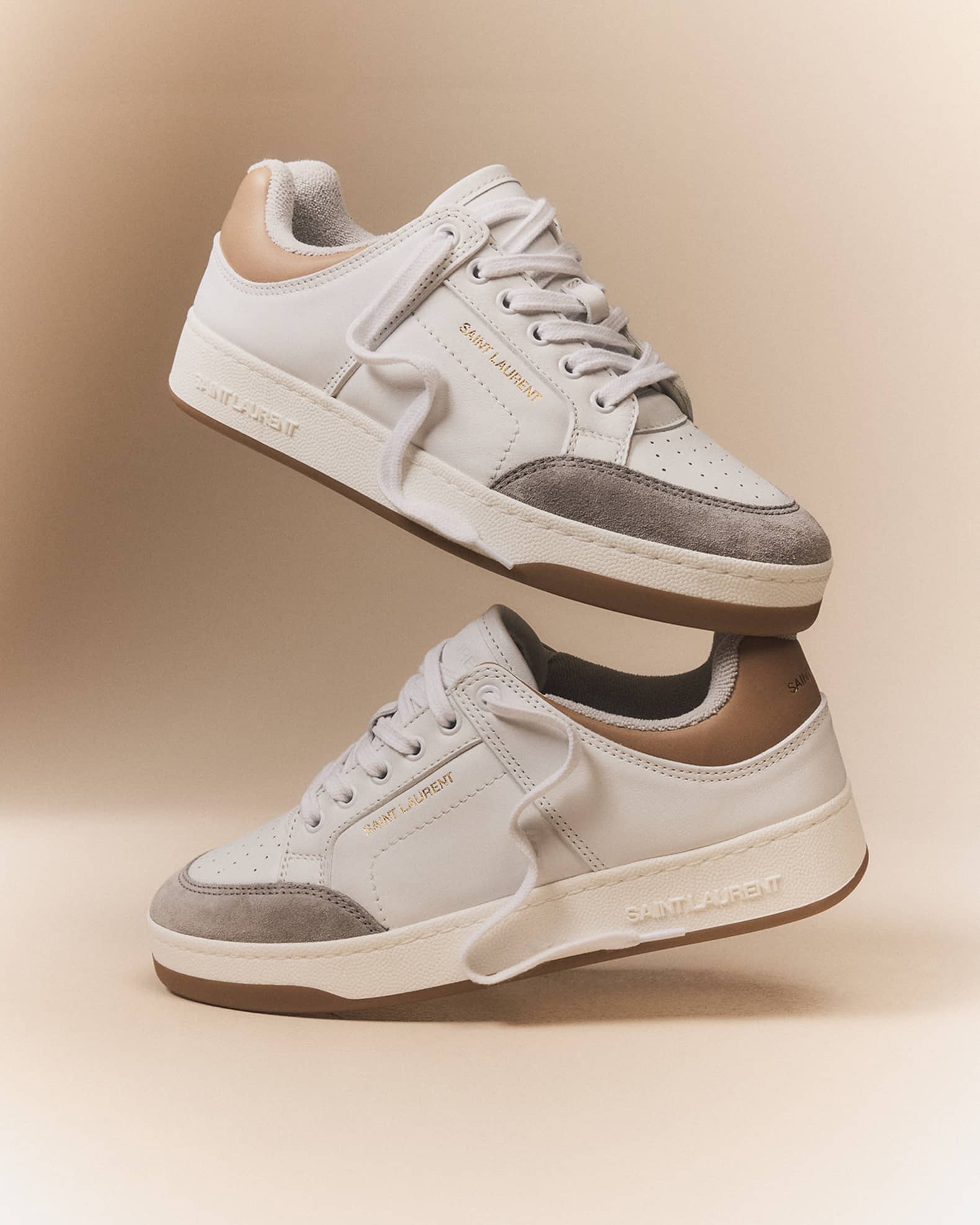 早割ex Mixed Leather Low-Top Sneakers 帽子