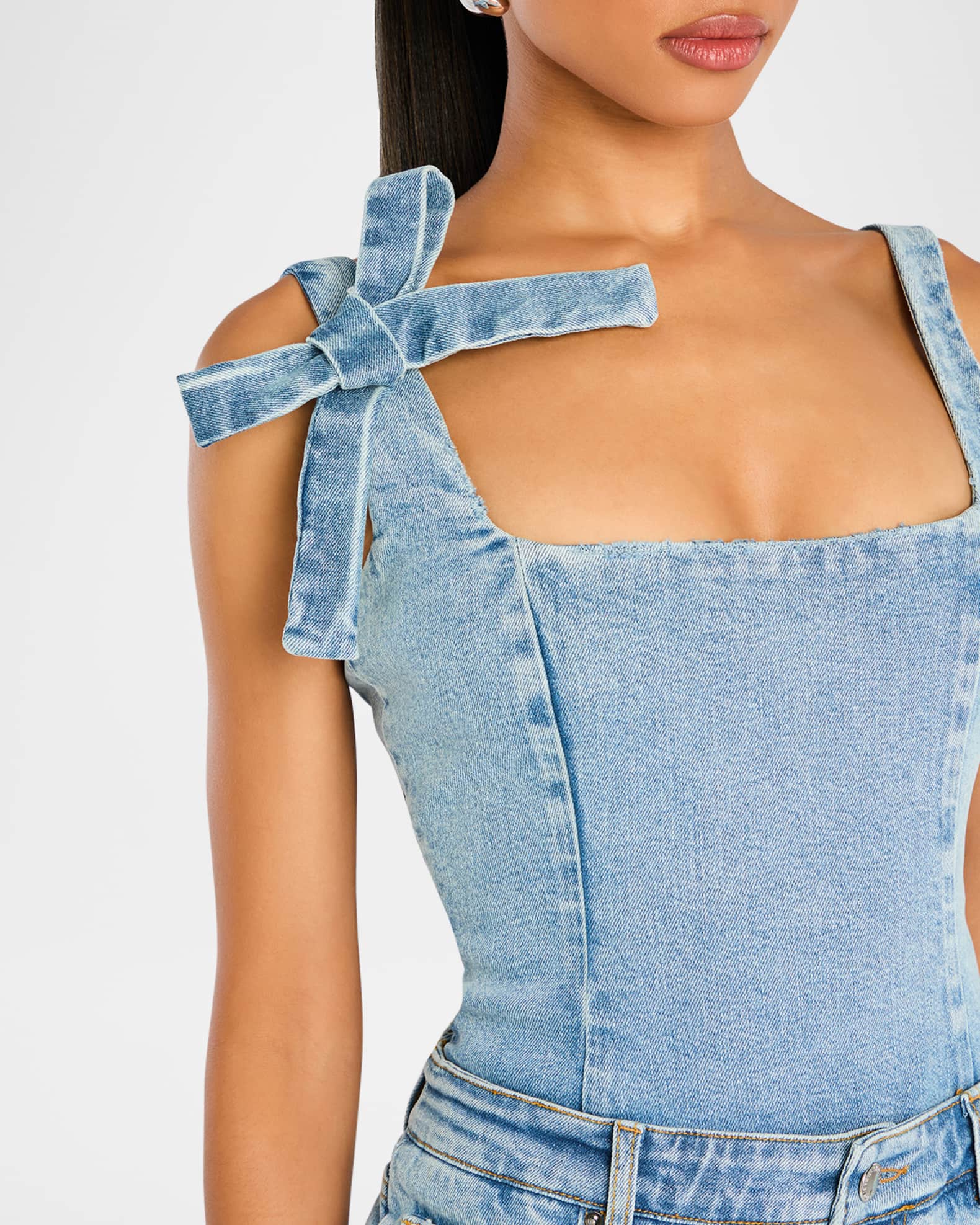 RETRO DIVE DENIM JUMPSUIT