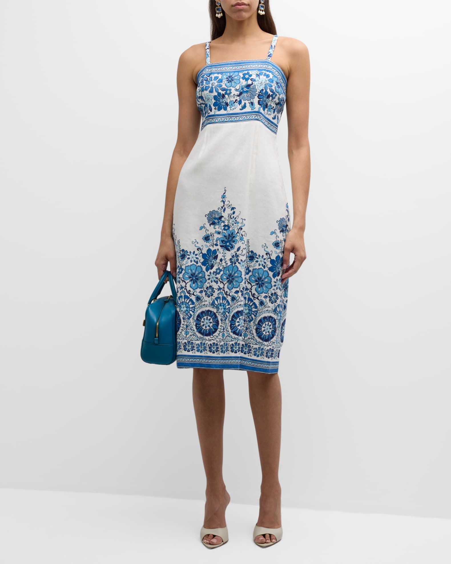 Elie Tahari The Annalise Floral-Print Dress | Neiman Marcus