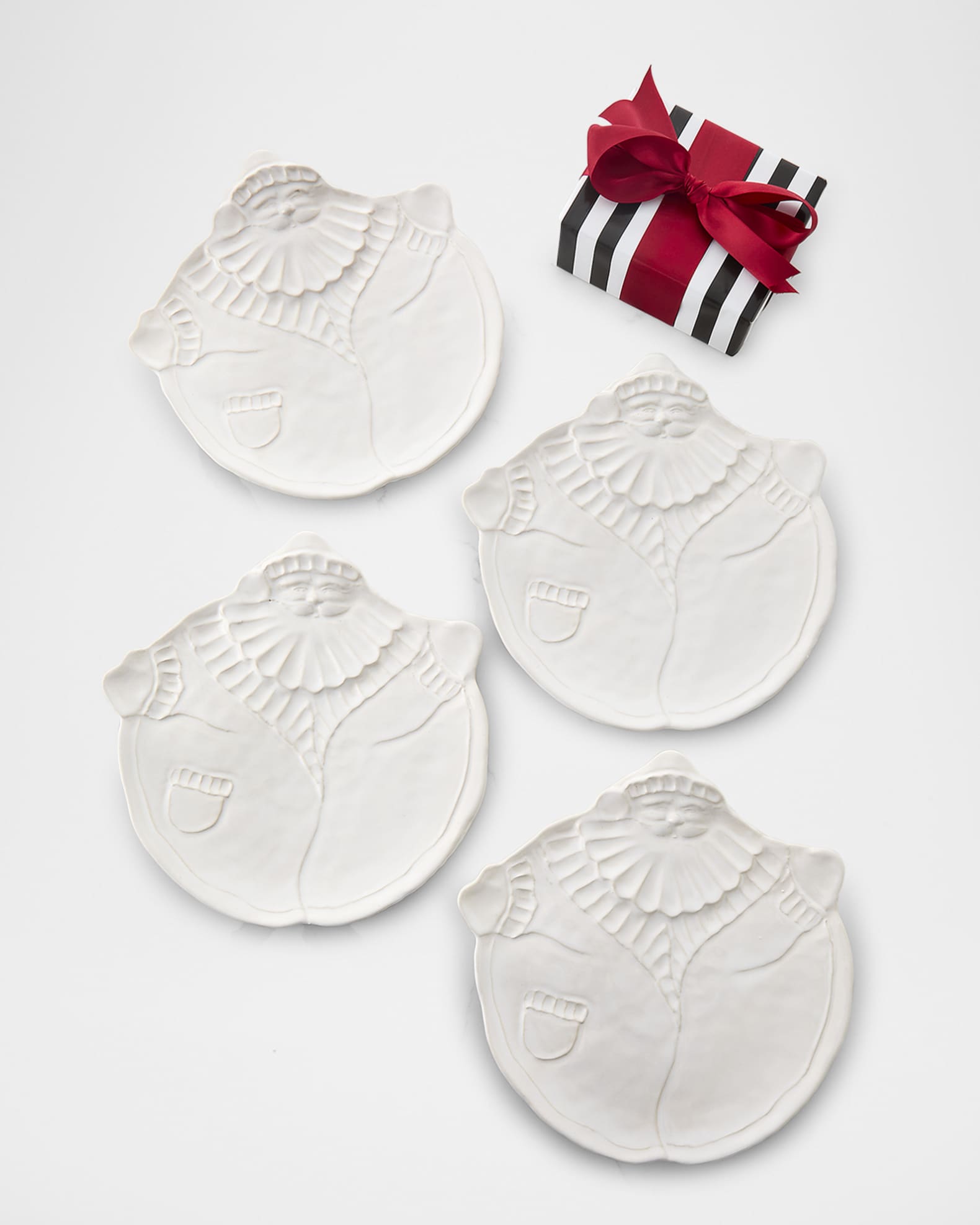 Pietra Natale Figural Santa Salad Plate 1
