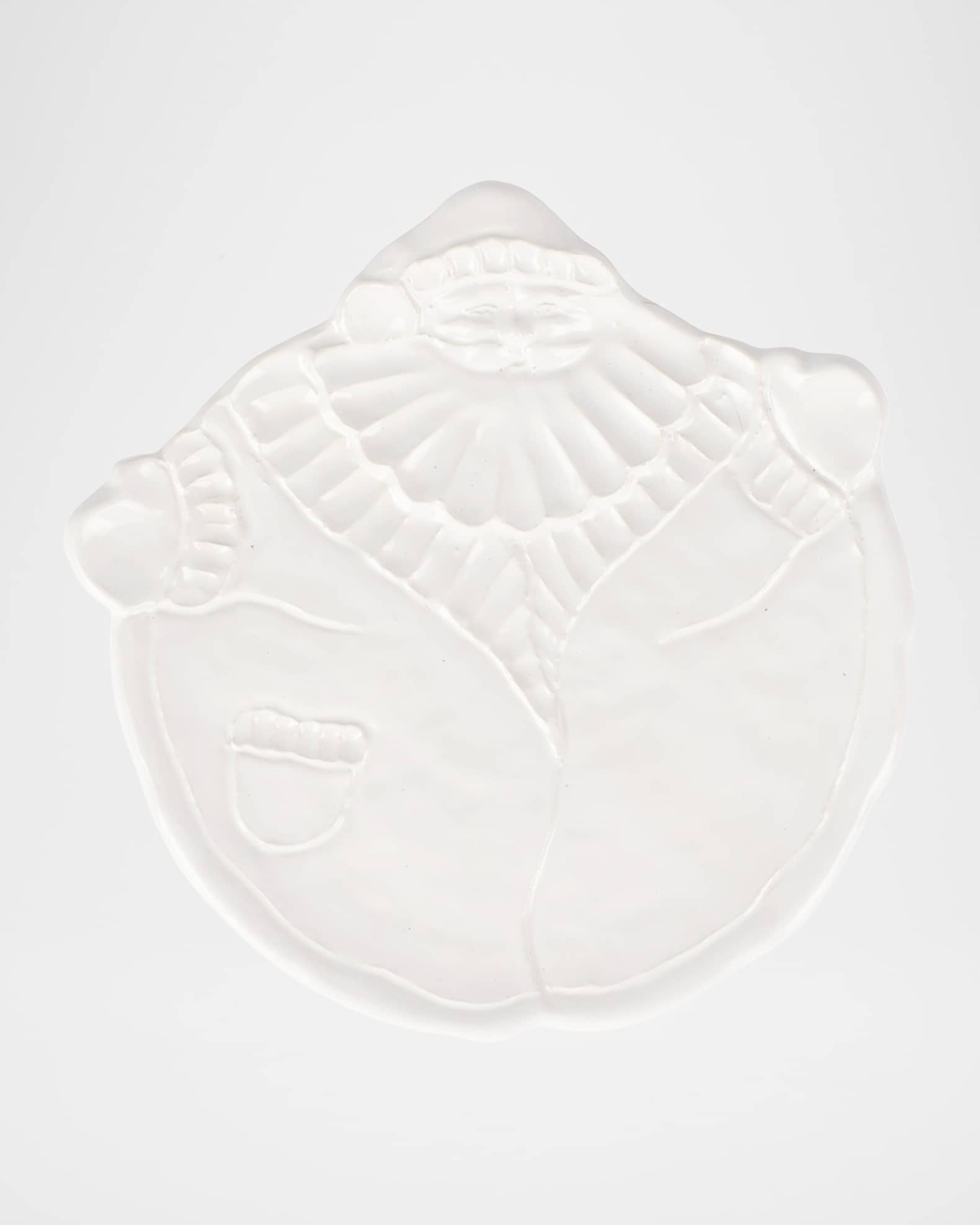 Pietra Natale Figural Santa Salad Plate 0