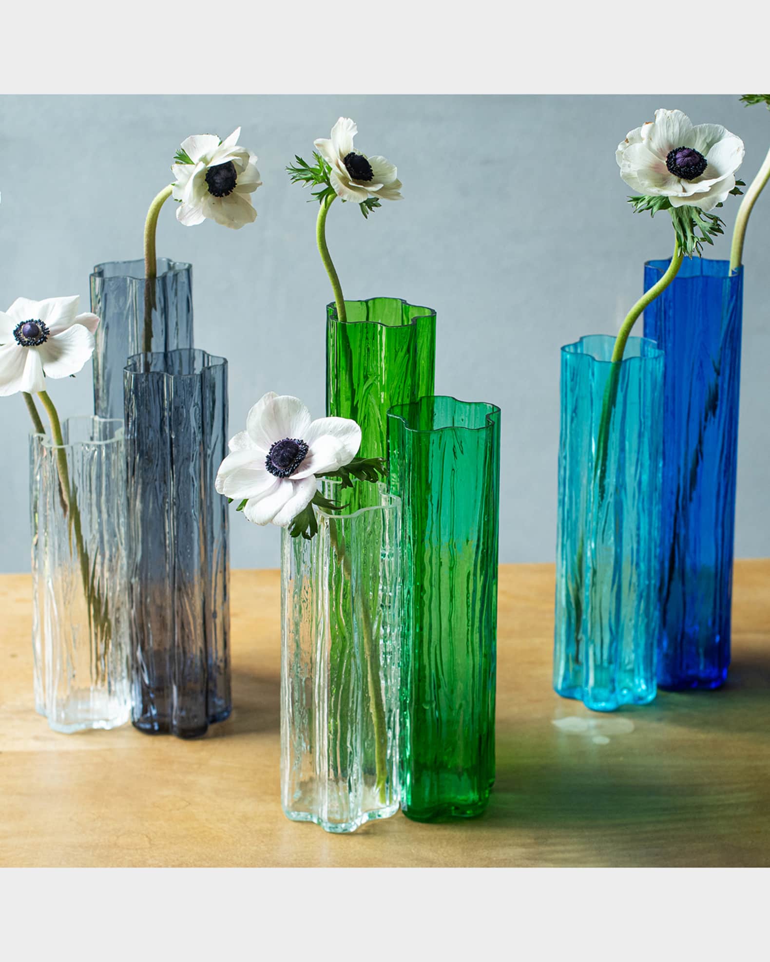 Vietri Flora Glass Vase Neiman Marcus