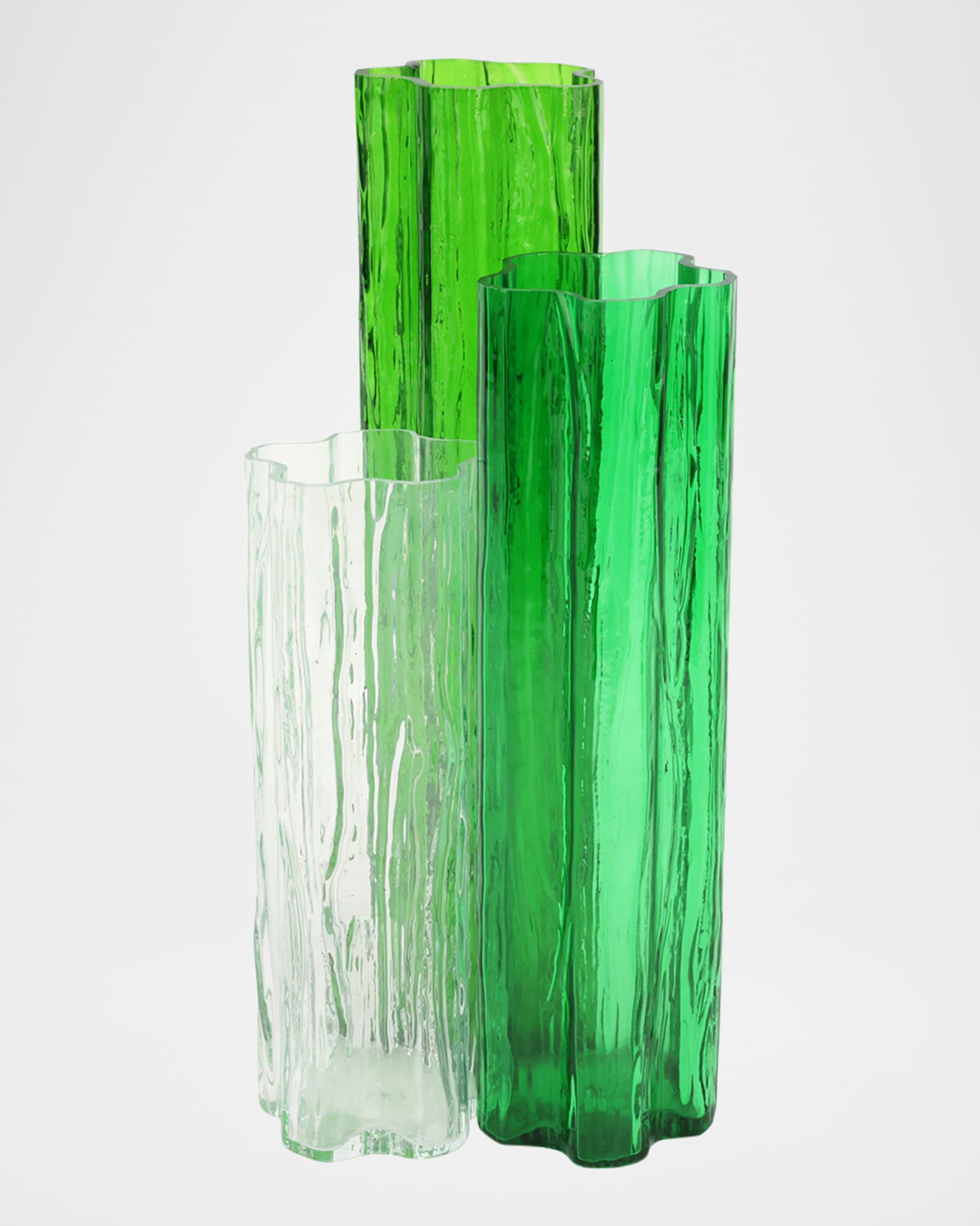 Vietri Flora Glass Vase Neiman Marcus