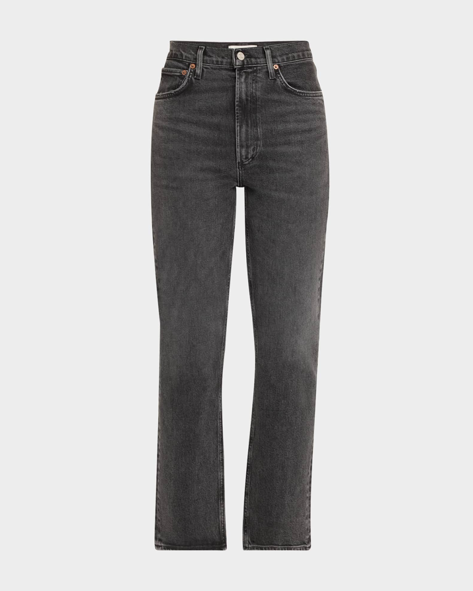 High-Rise Stovepipe Jeans 0