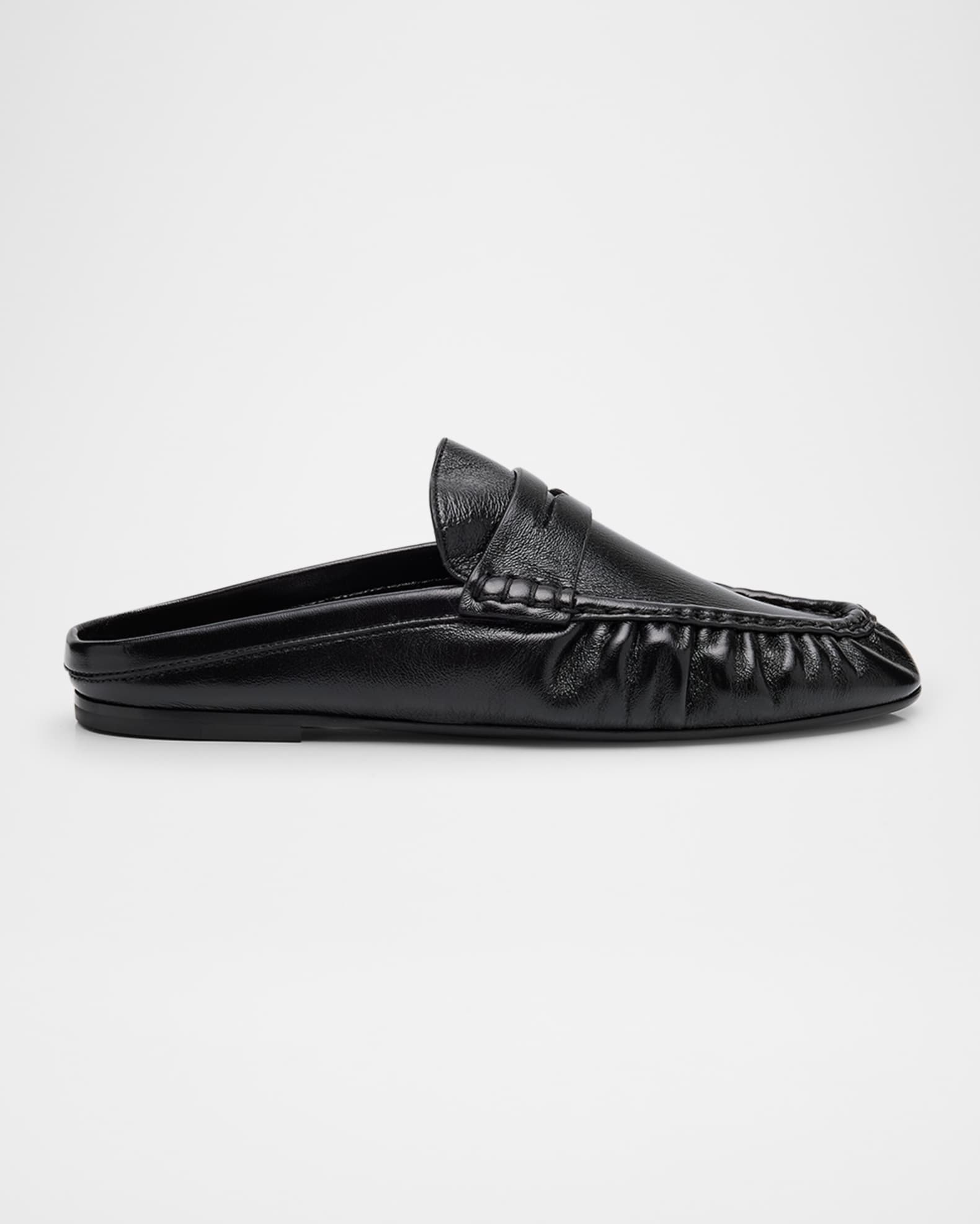 Saint Laurent Le Loafer 05 Leather Moccasin Loafer Mules Neiman Marcus