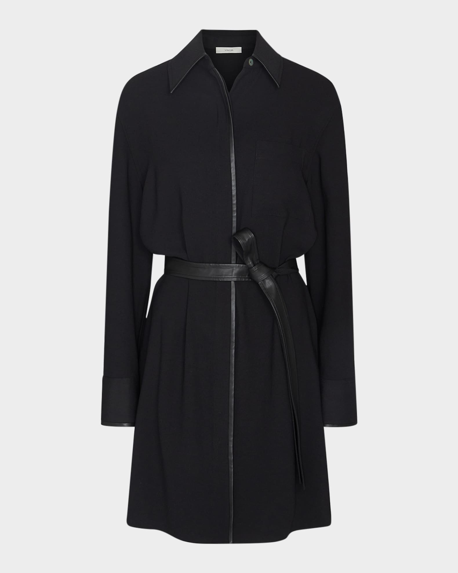 Vince belted maxi utility shirtdress new arrivals