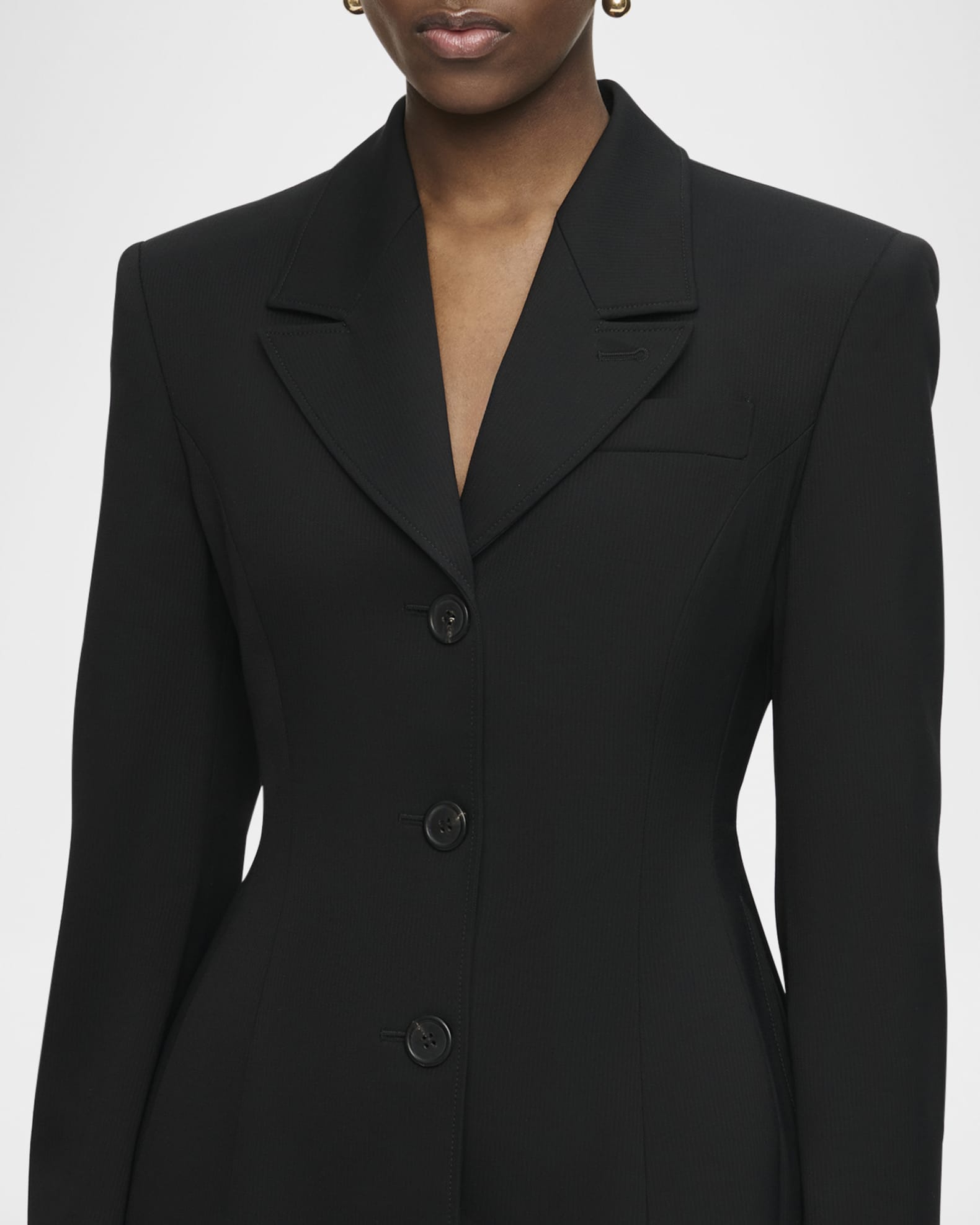CALLAS Milano Riva Striped Hourglass Jacket | Neiman Marcus