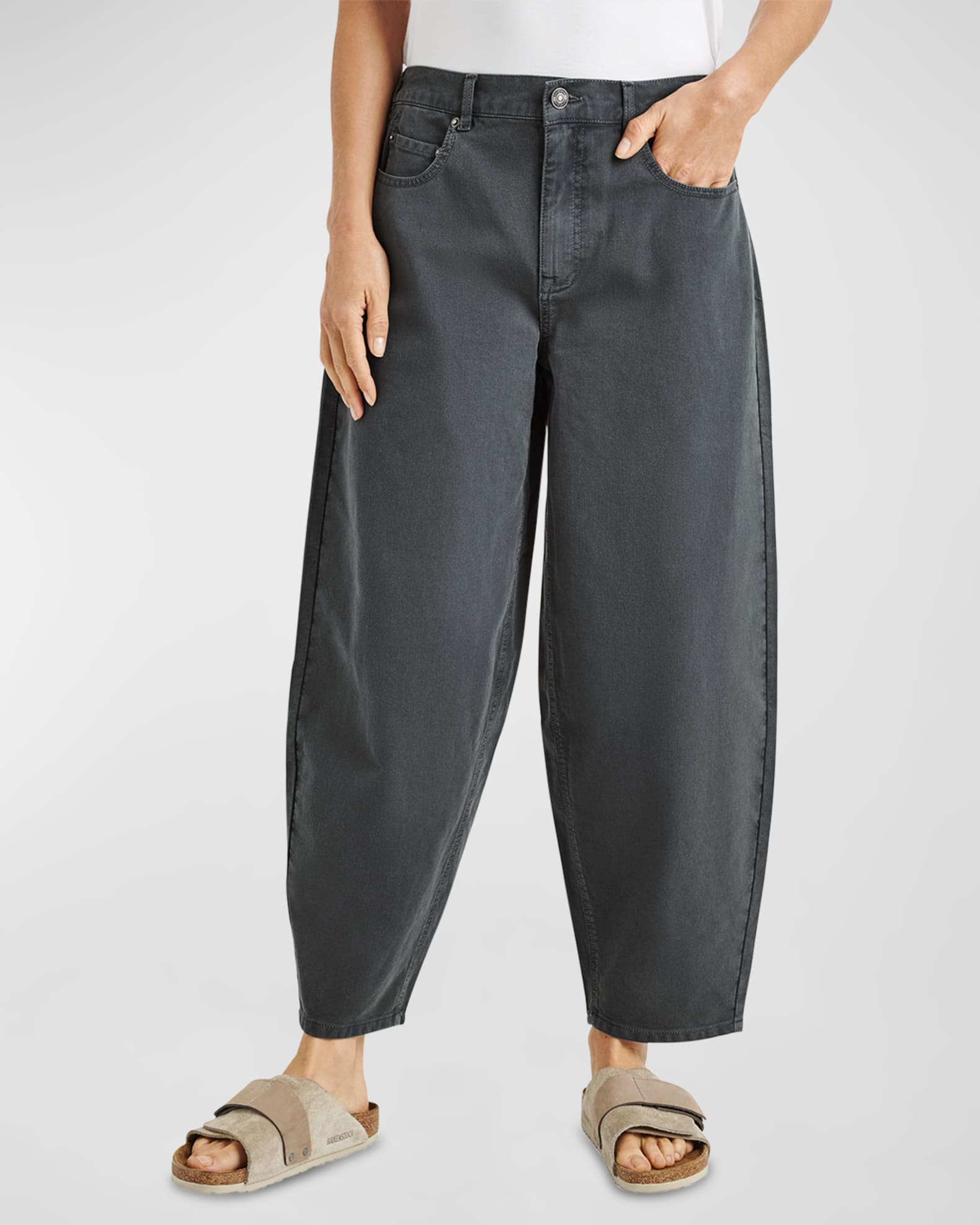 Carson Barrel-Leg Jeans  1