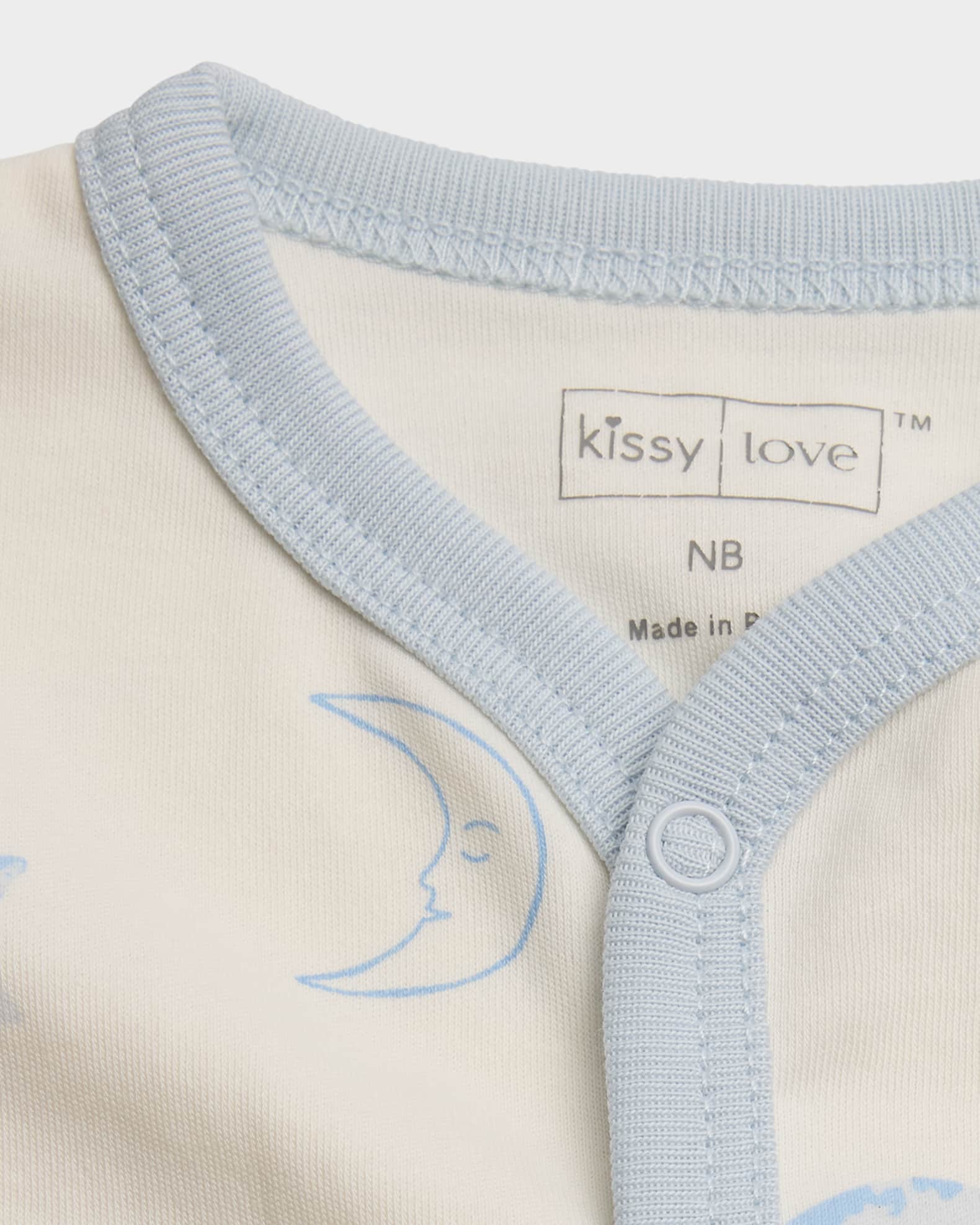 Kissy Kissy Boy's Starry Sky Convertible Gown & Hat Set, Size NewbornS