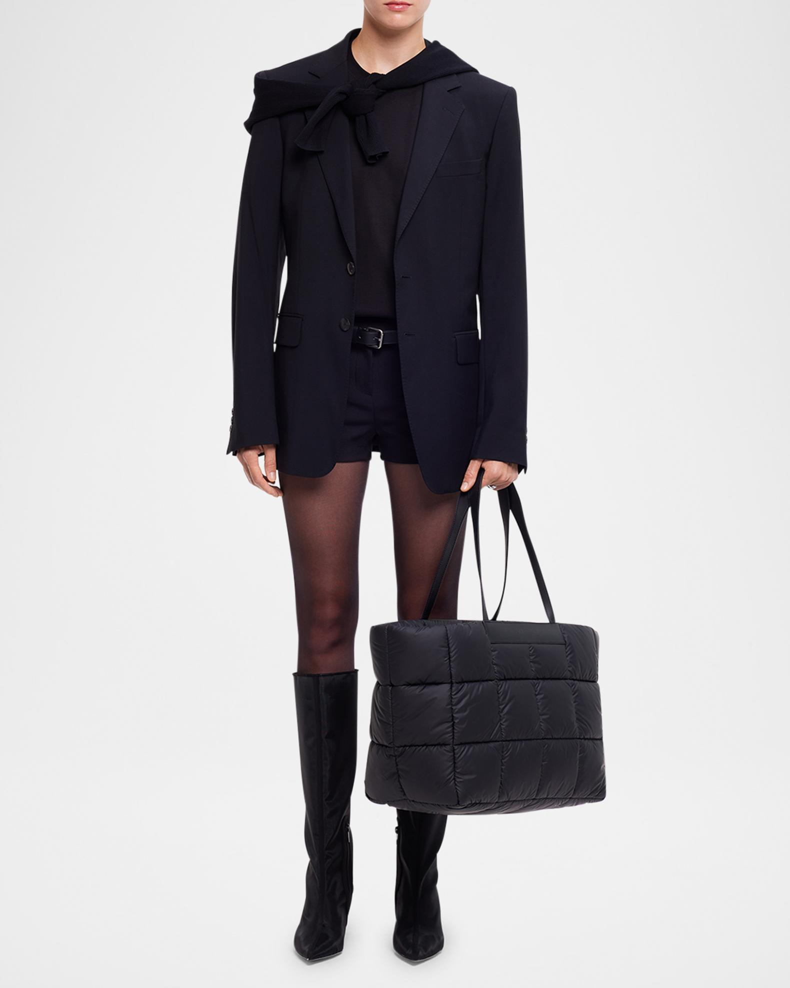 VeeCollective Porter Quilted Nylon East-West Tote Bag | Neiman Marcus