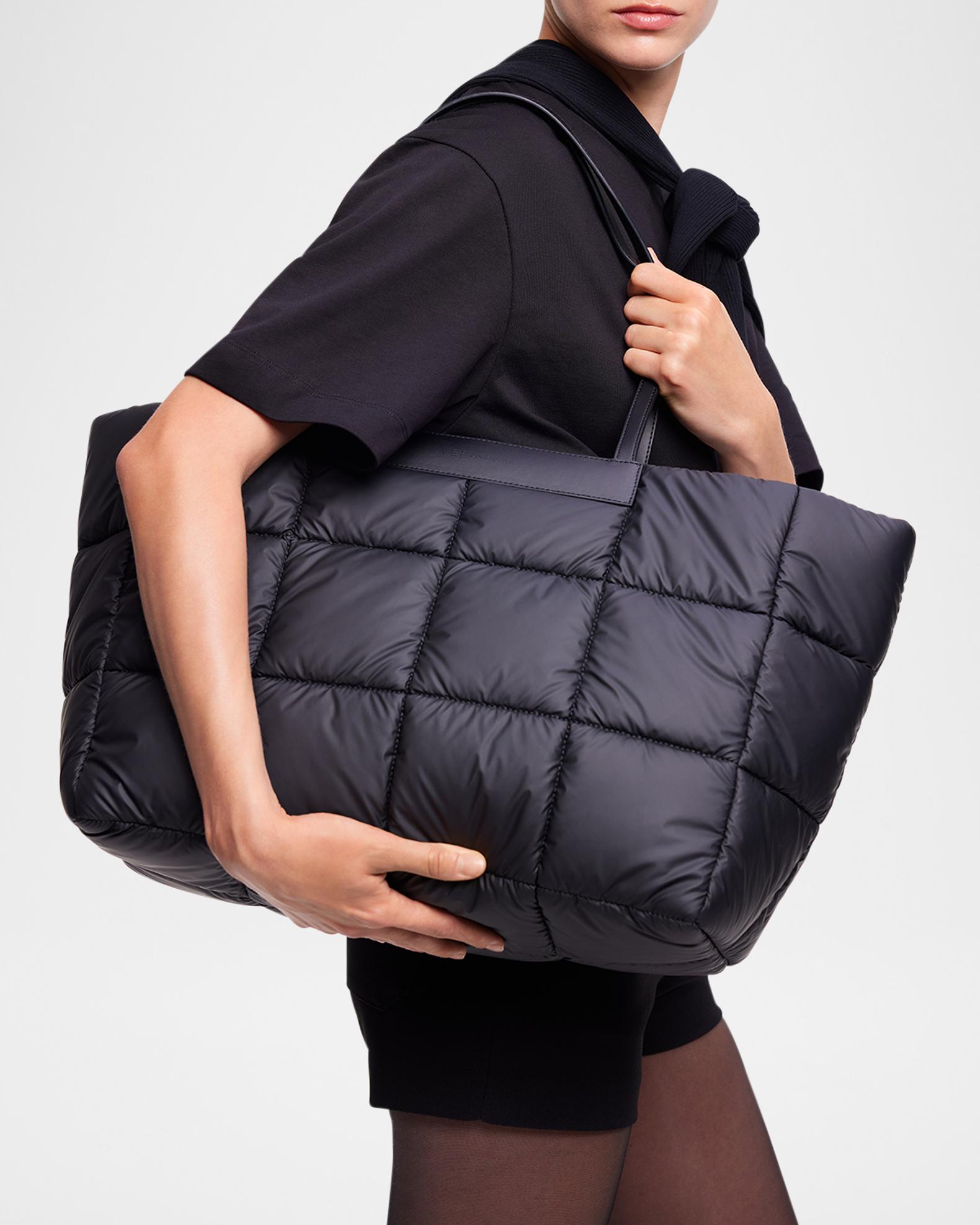 VeeCollective Porter Quilted Nylon East-West Tote Bag | Neiman Marcus