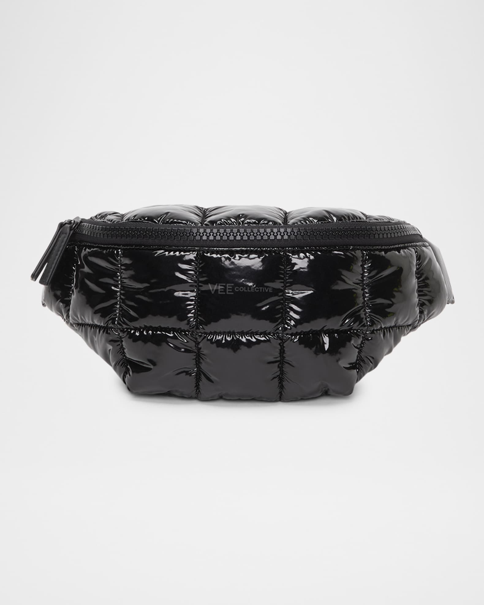 Patent belt bag top