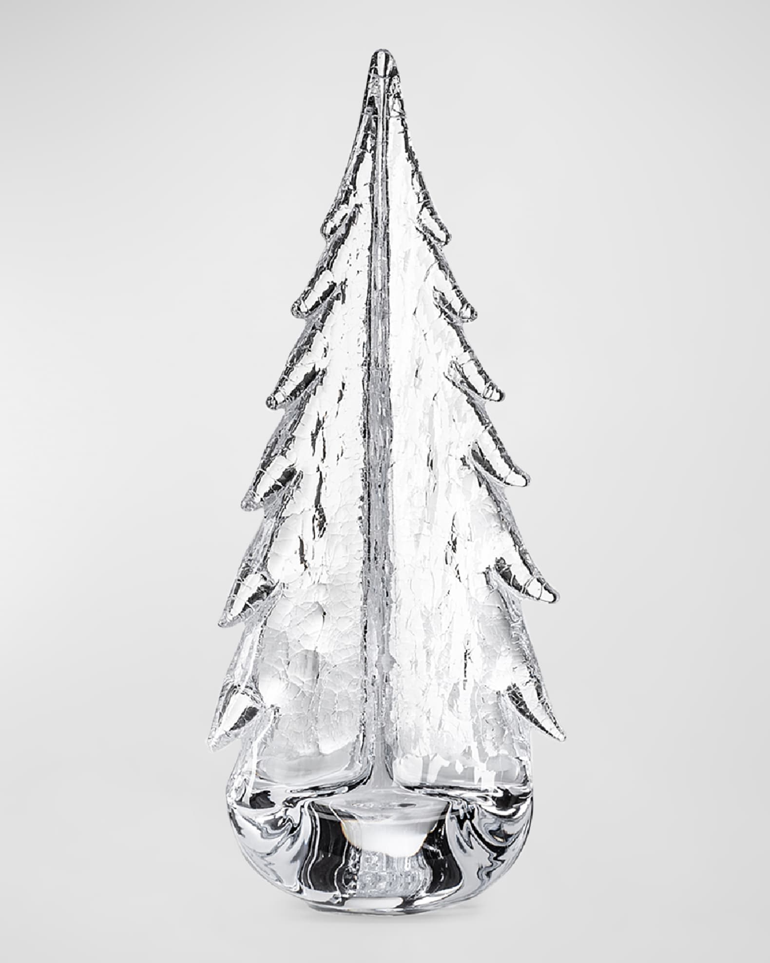 Vermont Crackle Evergreen Glass Tree, 14" 0
