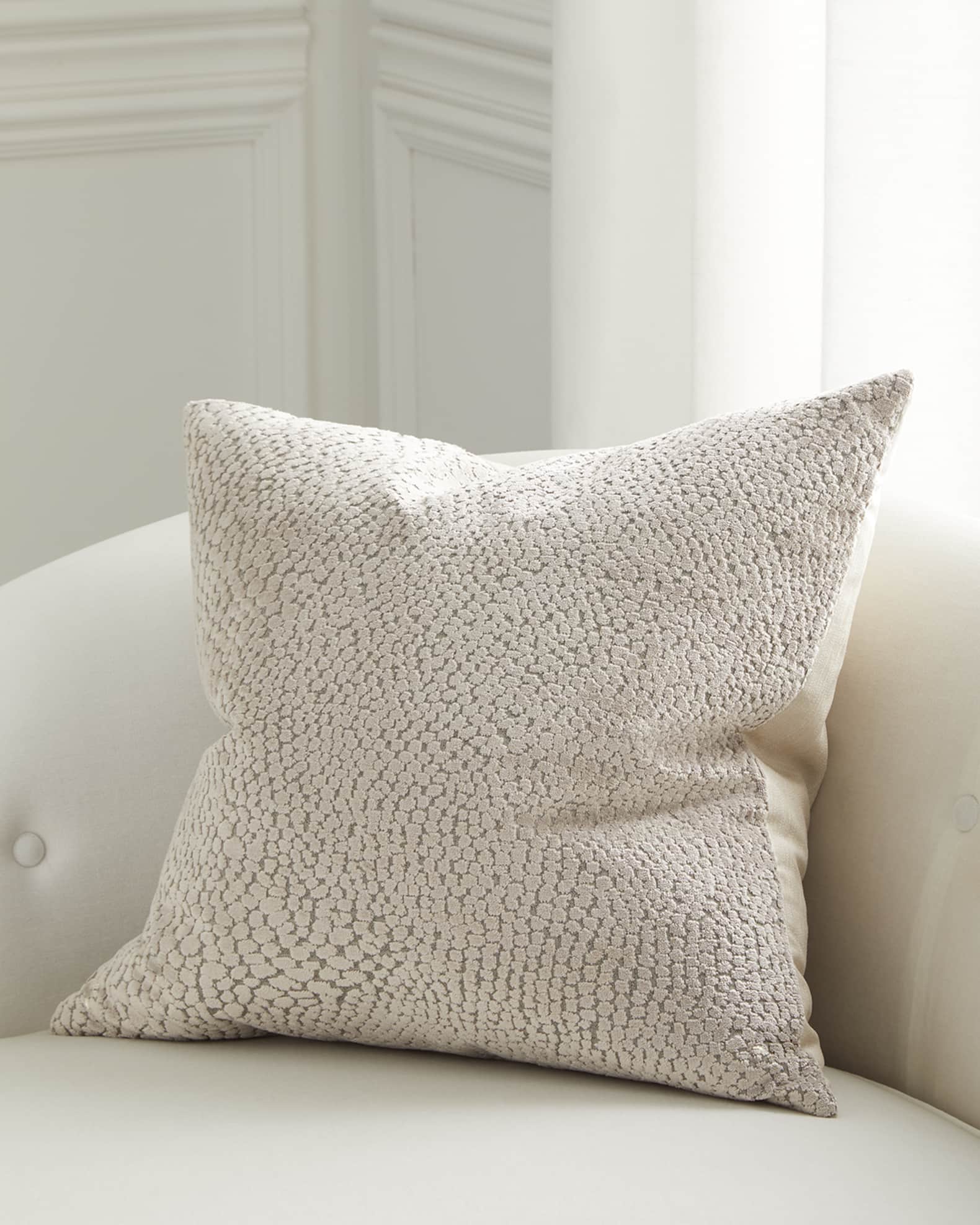 Roquefort Decorative Pillow, 22" Square  1