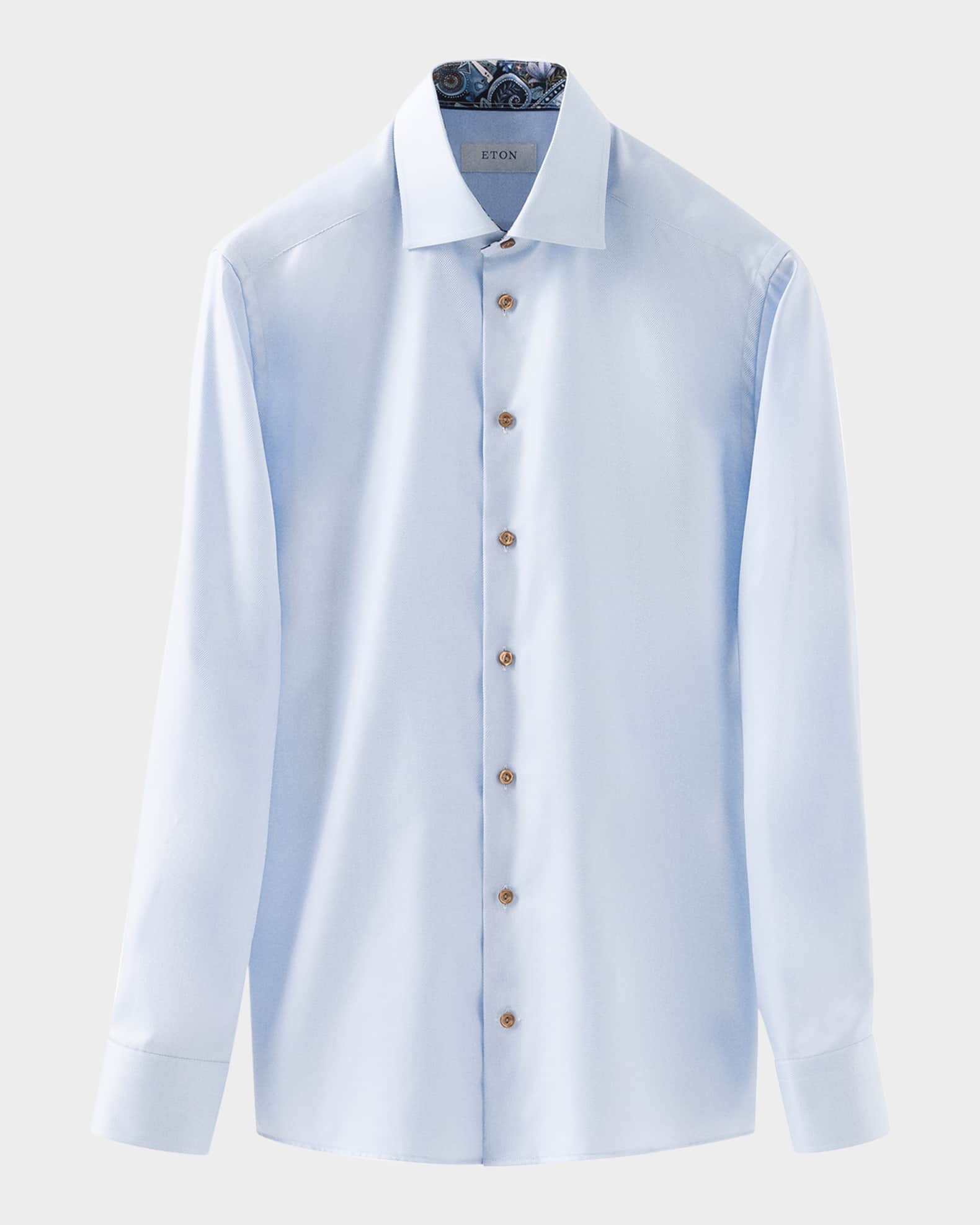Men's Signature Twill Contemporary-Fit Dress Shirt 0