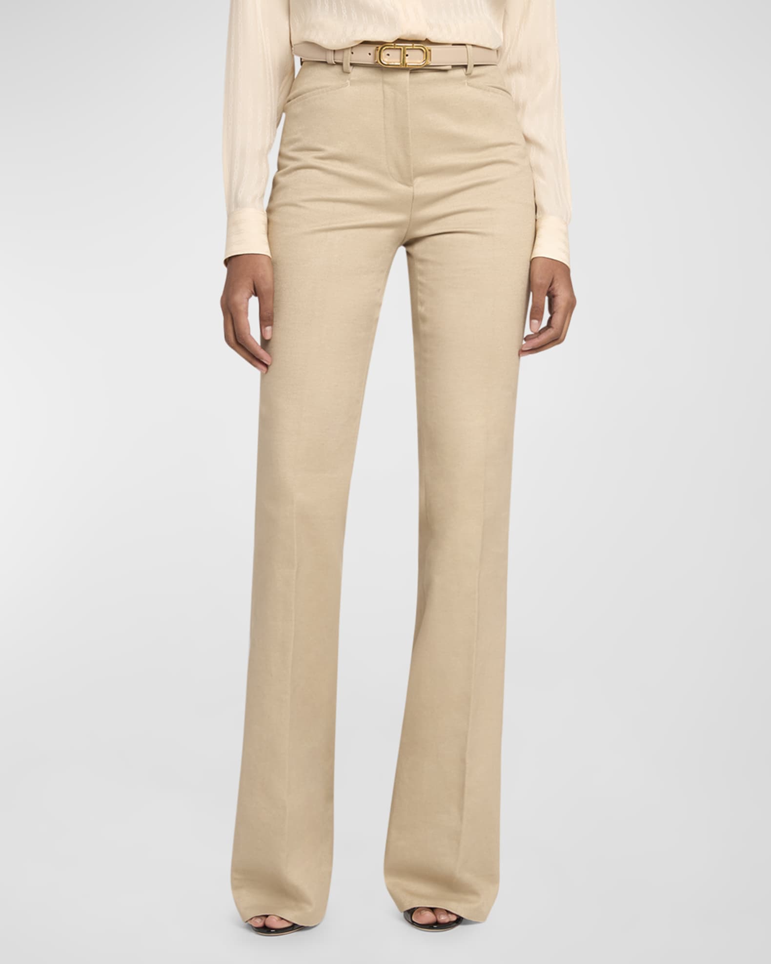Tailored Wide-Leg Trousers 1