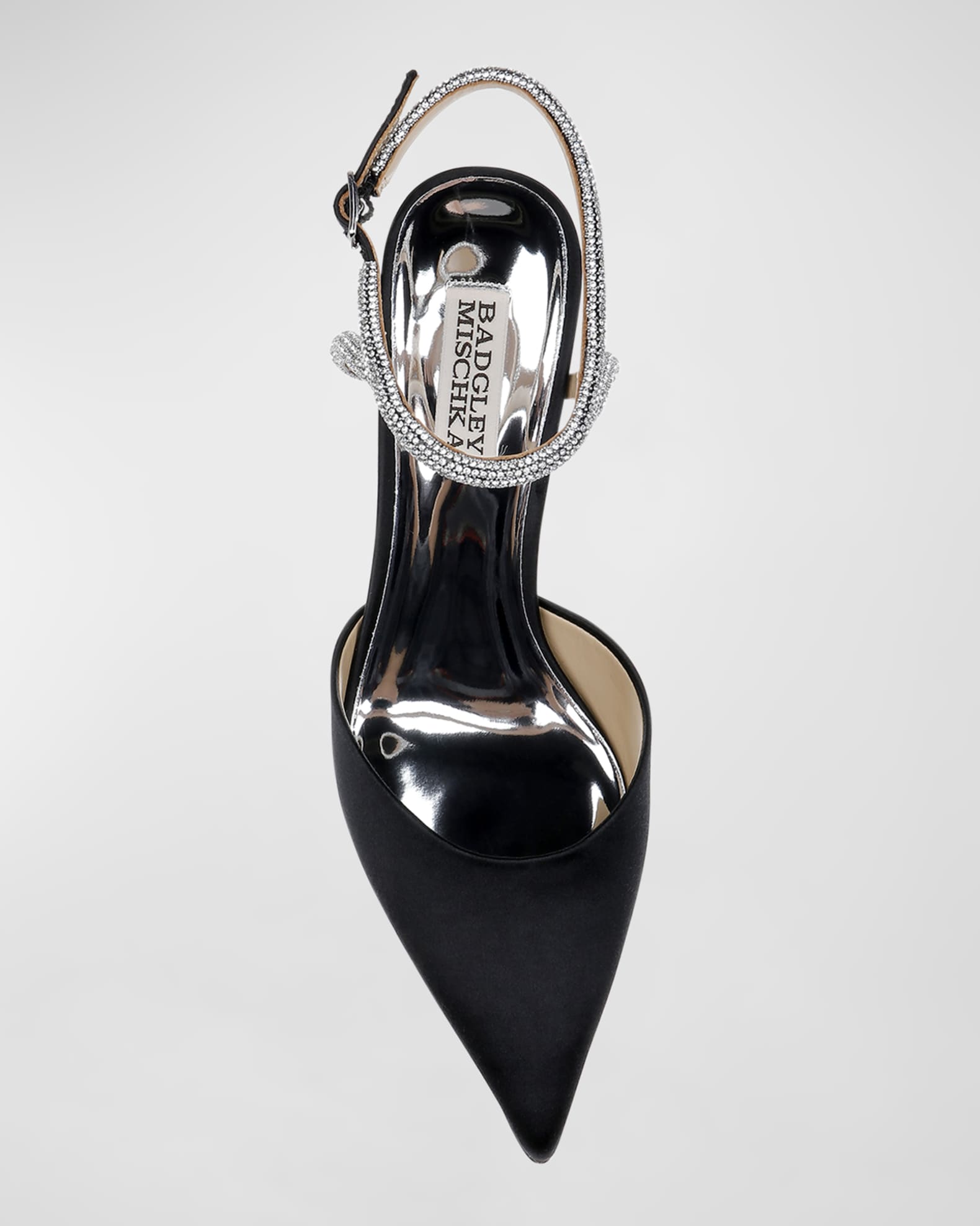 Autumn Silk Strass Ankle Strap Pumps