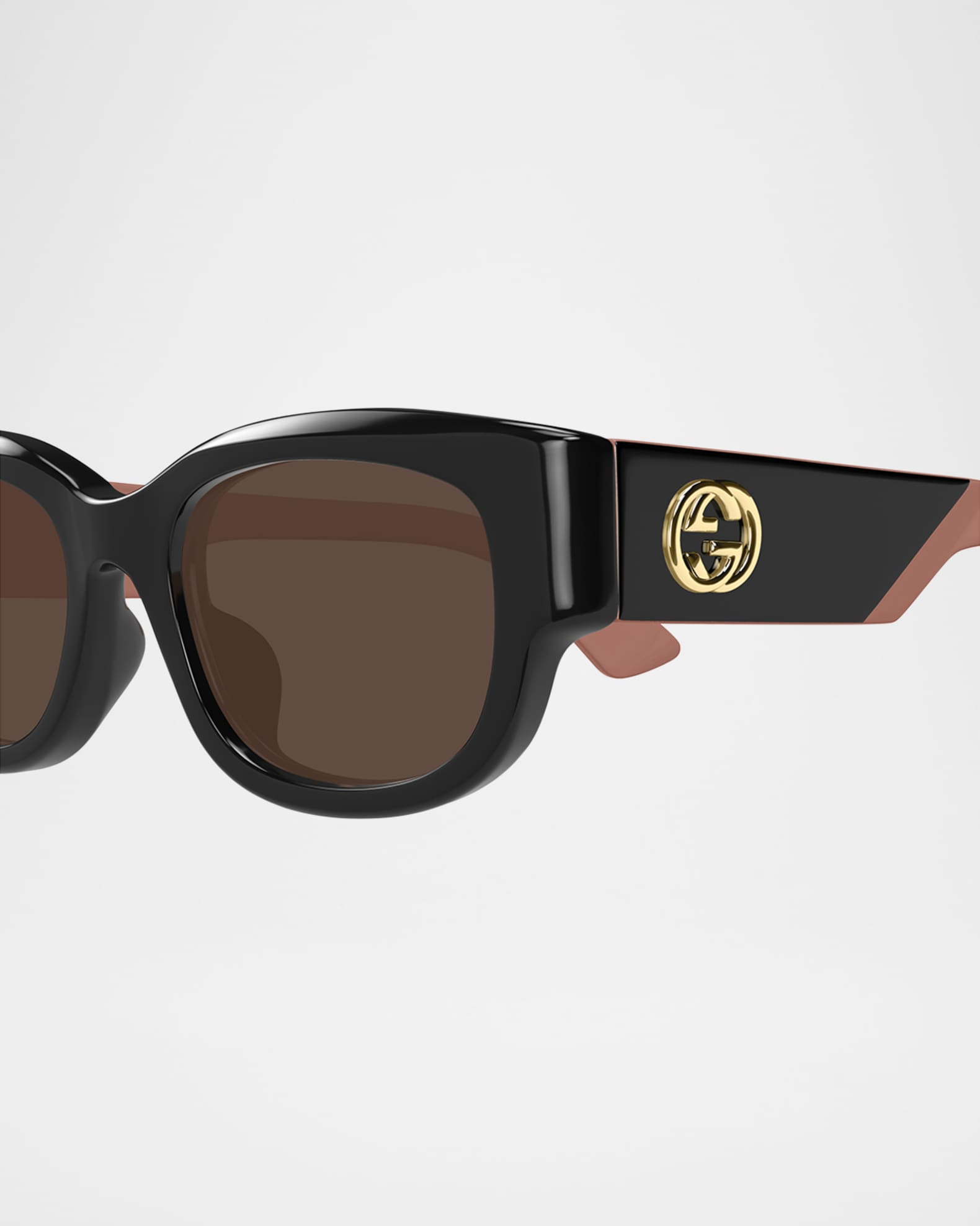 Logo Round Acetate Sunglasses 1