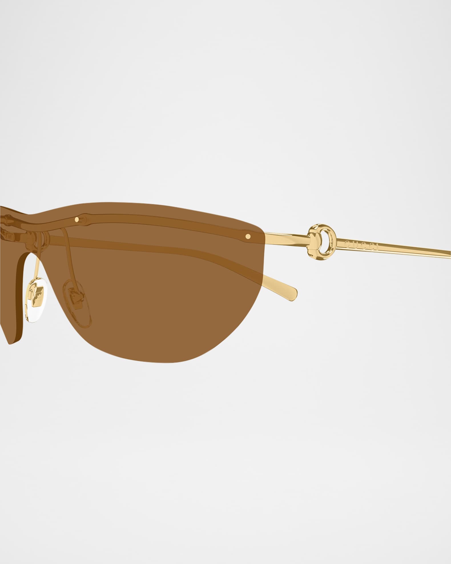 Rimless Metal Shield Sunglasses 1