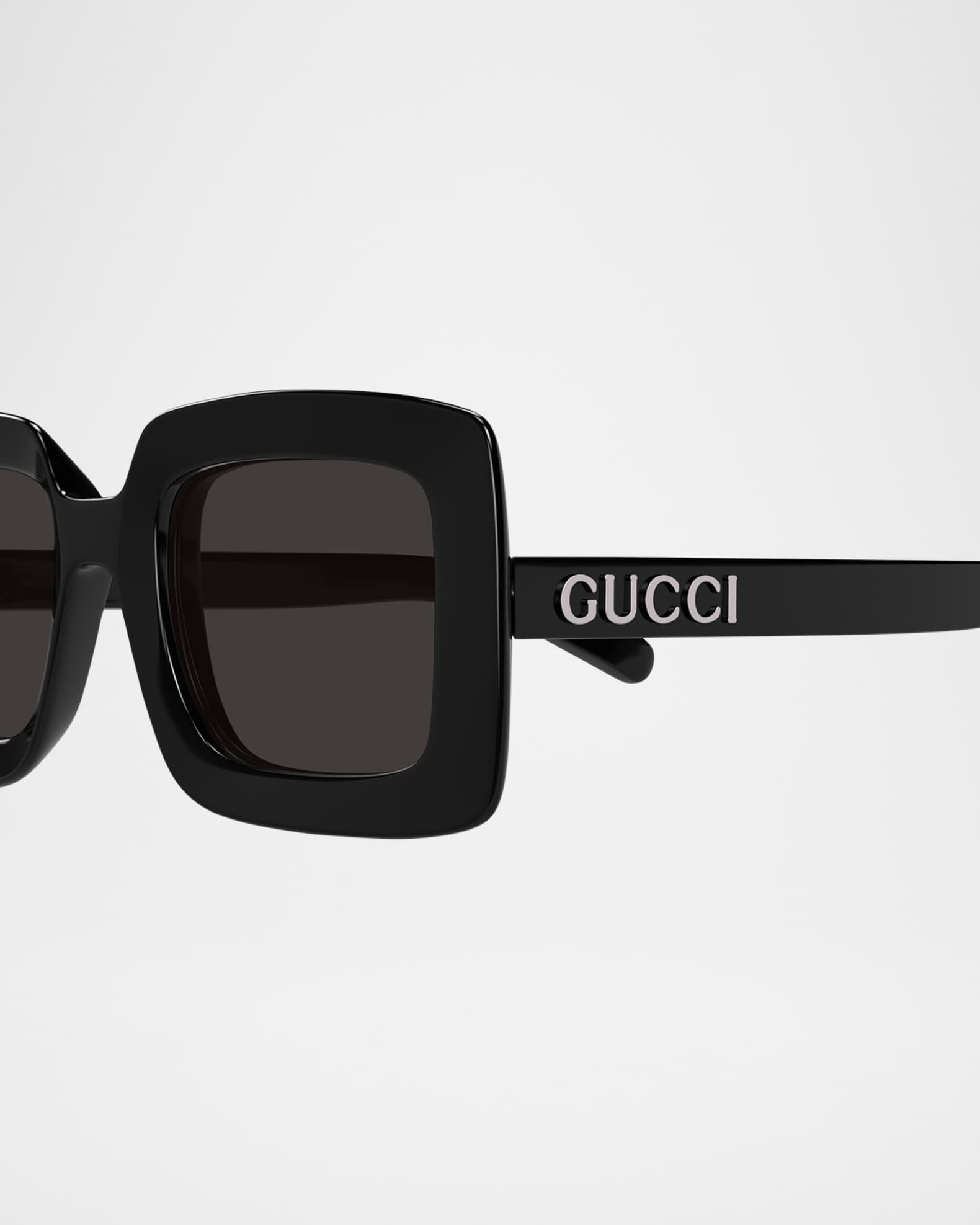 Oversized Rectangle Plastic Sunglasses 1