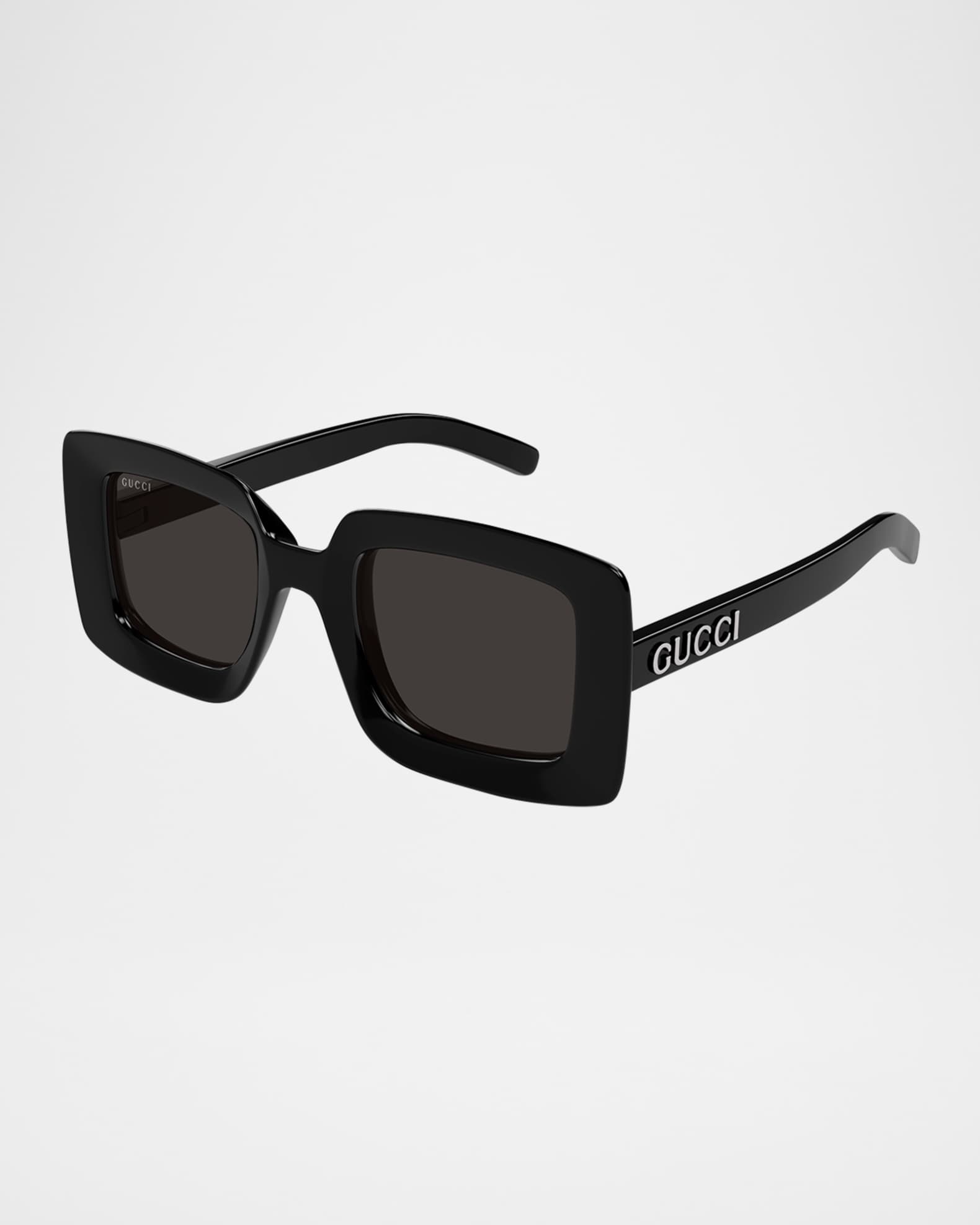 Oversized Rectangle Plastic Sunglasses 0