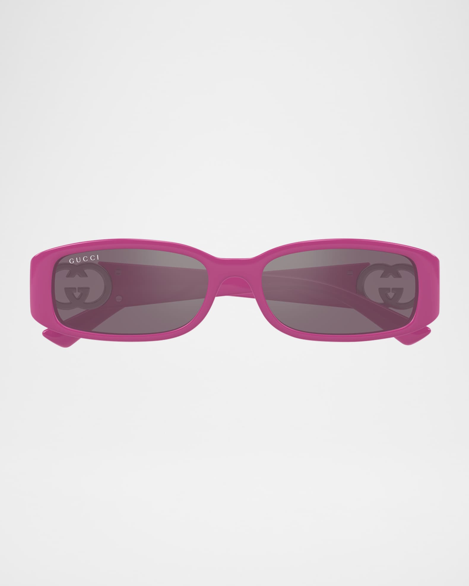 Gucci Rectangle Plastic Sunglasses | Neiman Marcus