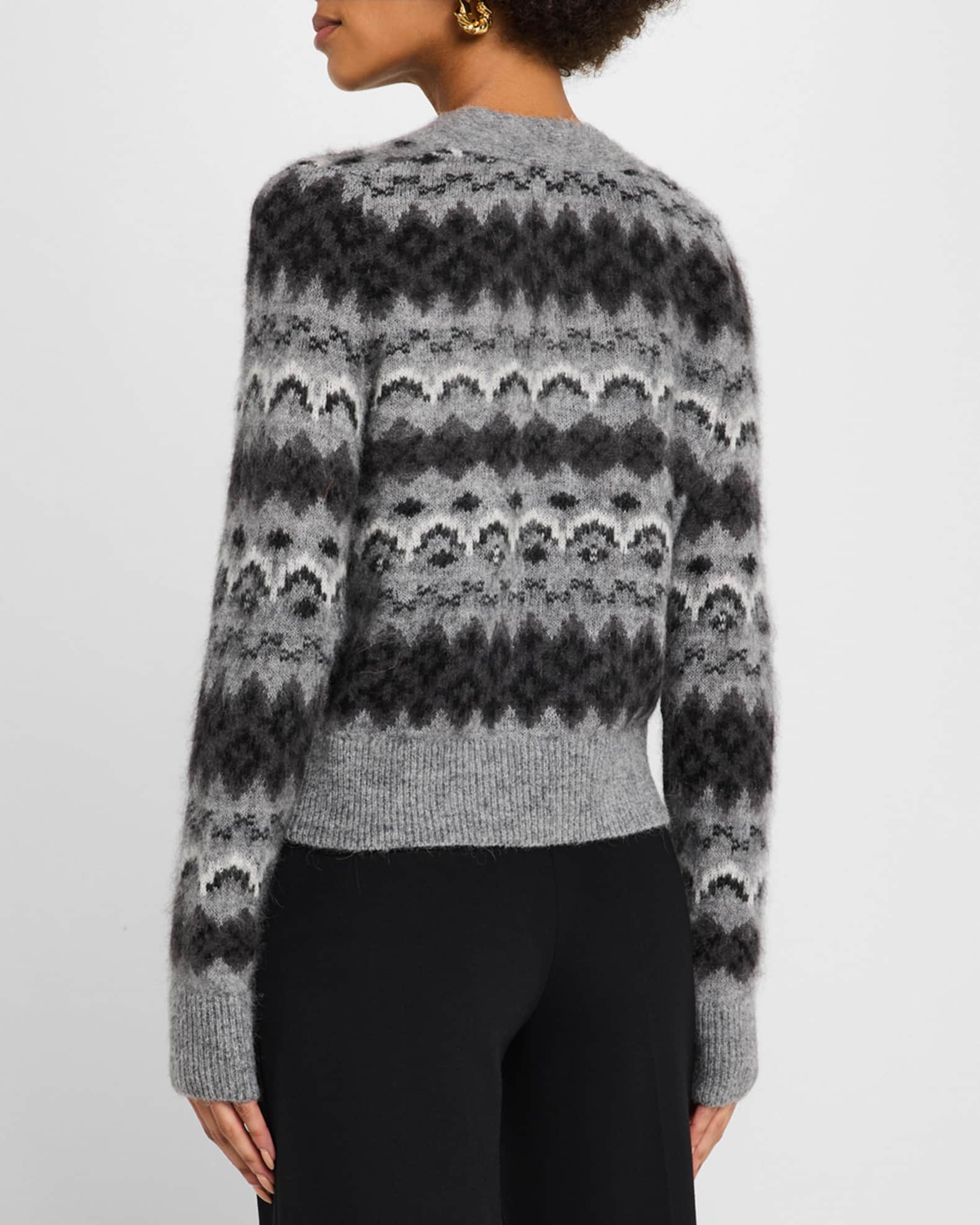 Vince fair isle sweater cheap