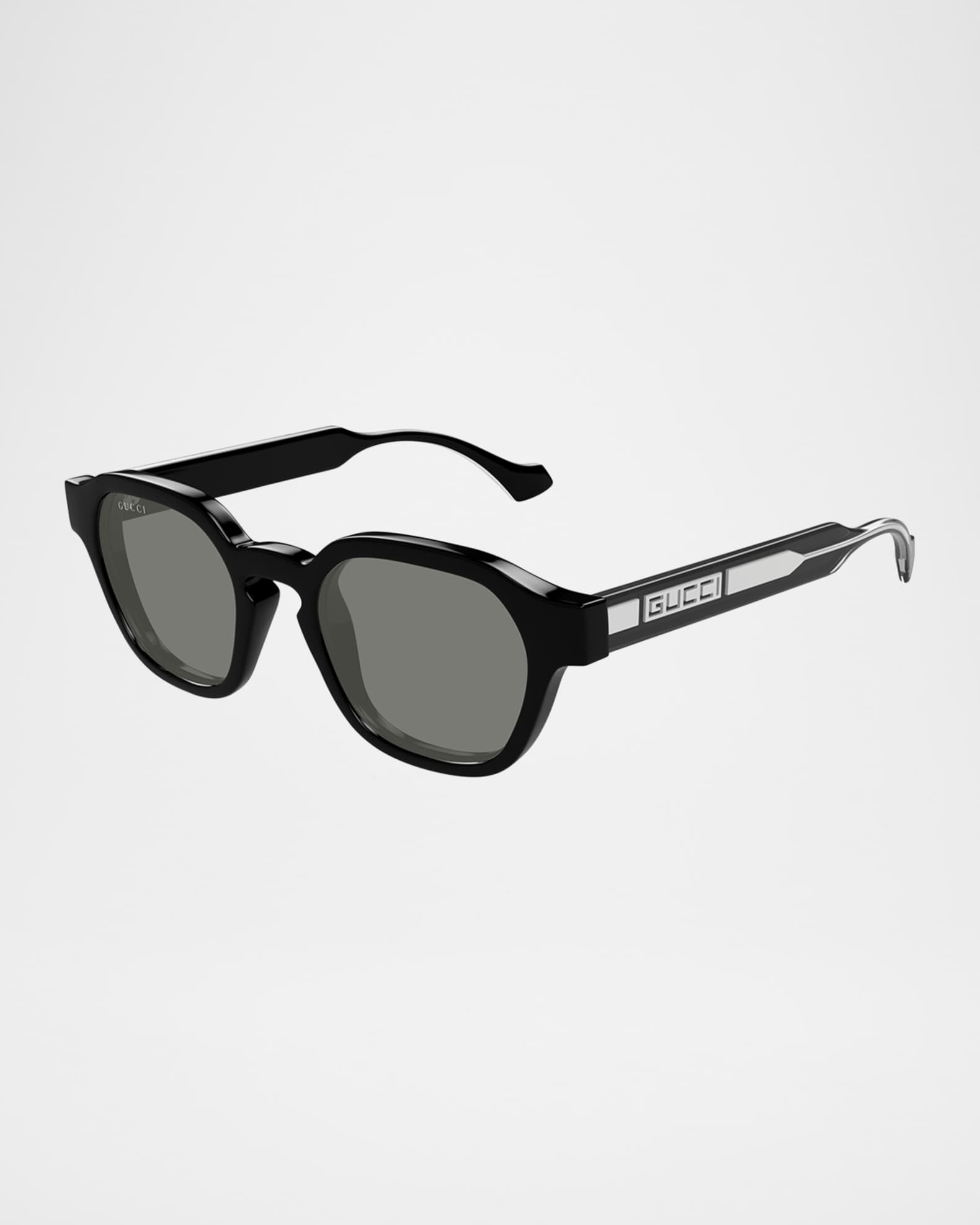 Men's GG1730SM Plastic Square Sunglasses 0