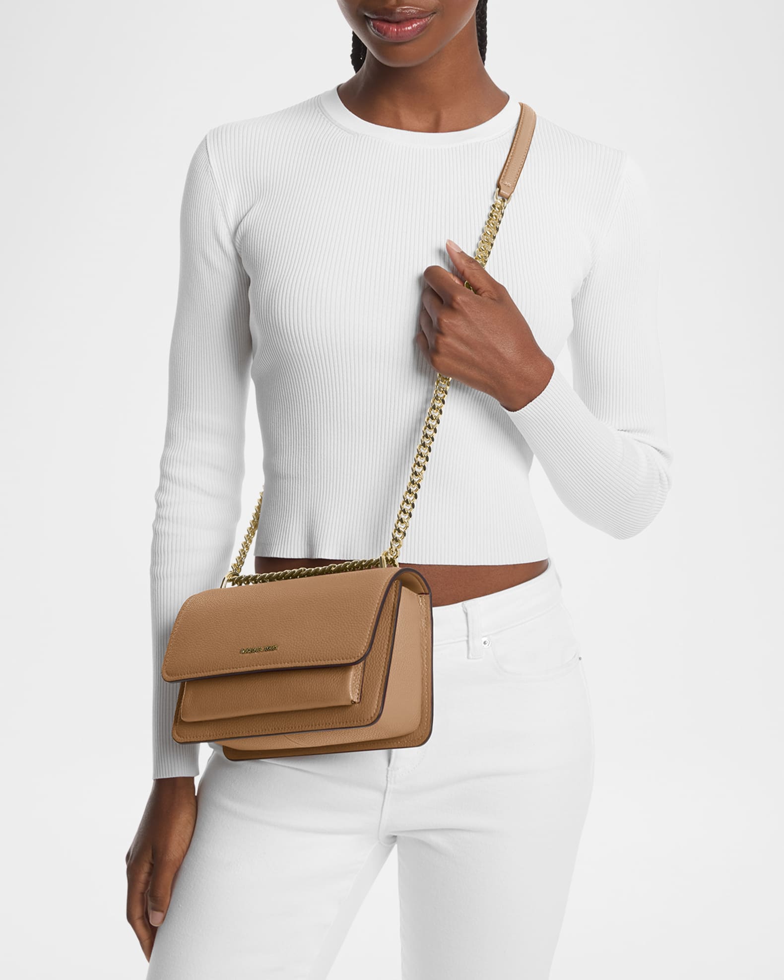 Claire Leather Shoulder Bag  1
