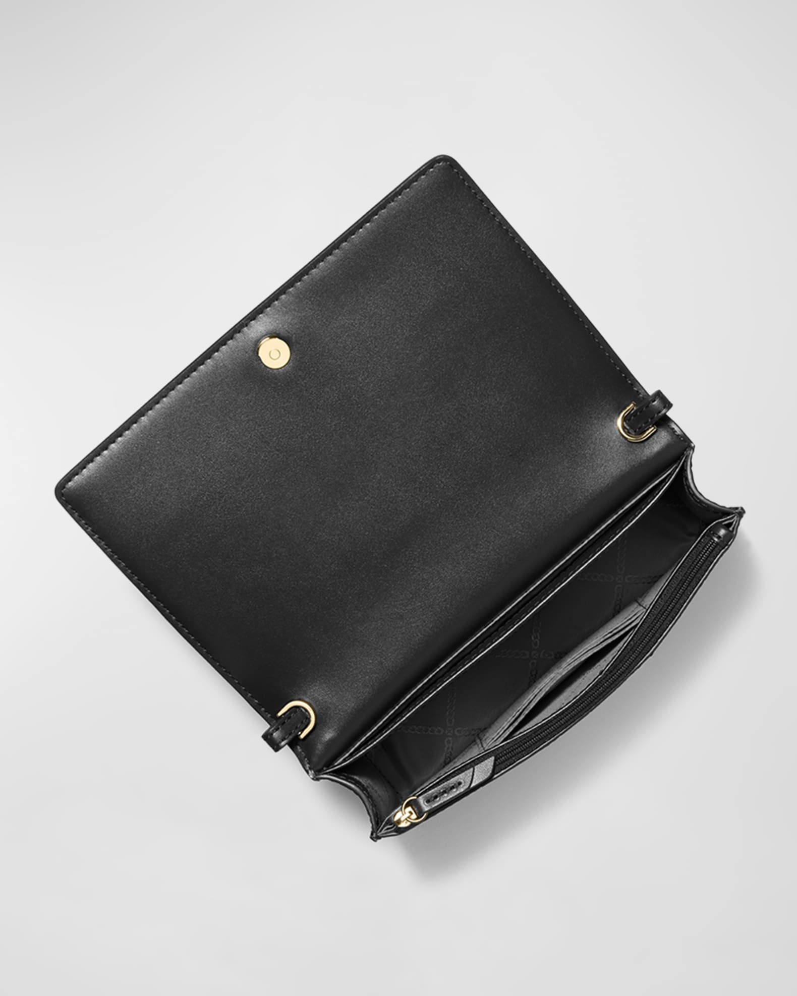 Jet Set Flap Croc Embossed Crossbody Bag